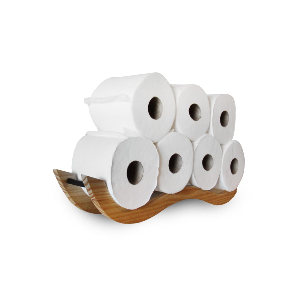 Large Wooden Cloud Toilet Paper Holder | Cloud Shelves Toilet Paper Storage | Wooded Bathroom Wall Decor And Accessories By Wall