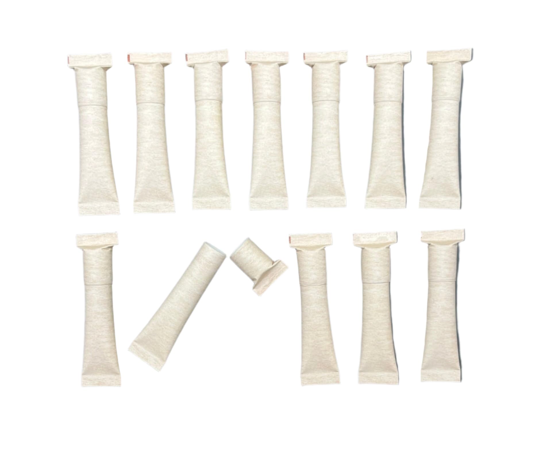GreenWay 0.21oz/6g SqueezeUp Eco Paper Lip Balm Tubes  100% Compostable Empty Lip Gloss Tubes  Pack of 12 DIY Cosmetic Contai