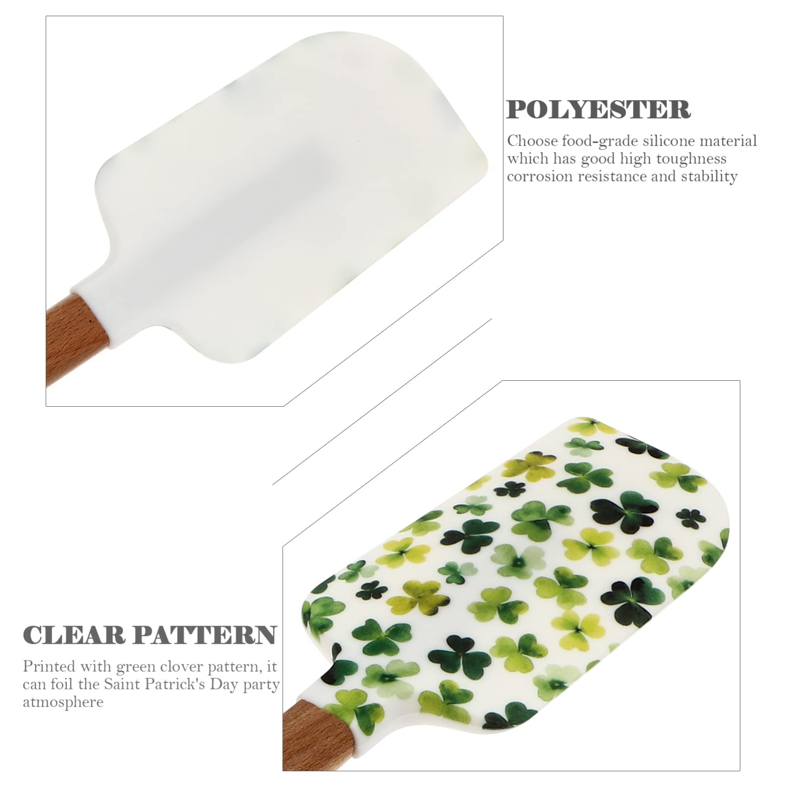 Osaladi 3Pcs Silicone Spatula Mixing Spatula Butter Spatula Cake Cream Spatula Silicone Scraper Silicone Cream Scrapers Bakery S
