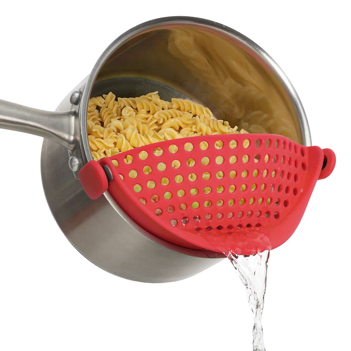 Silicone Clip On Strainer Colors Vary