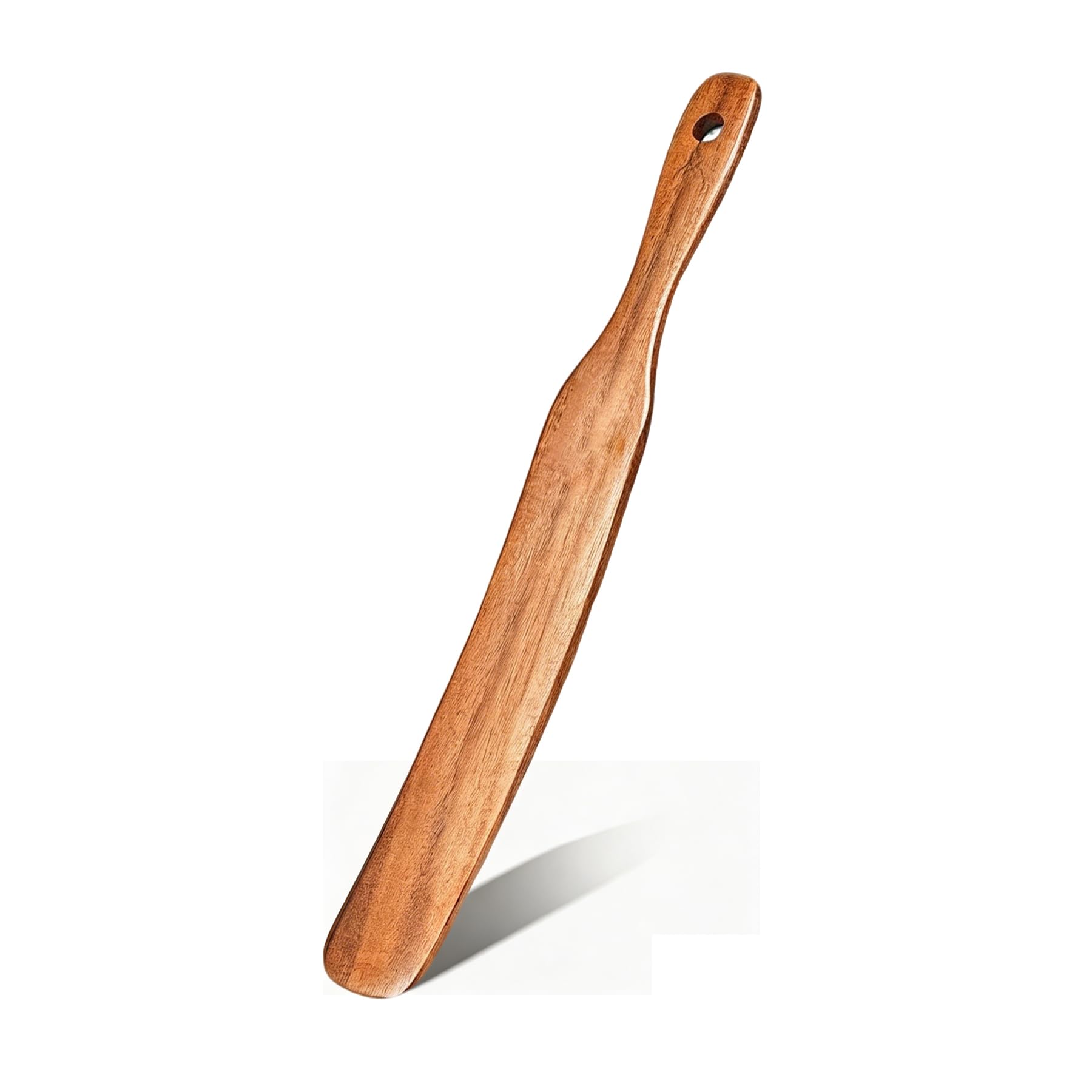 Wooden Skinny Spurtle for Sourdough Starter & Jar Bottom