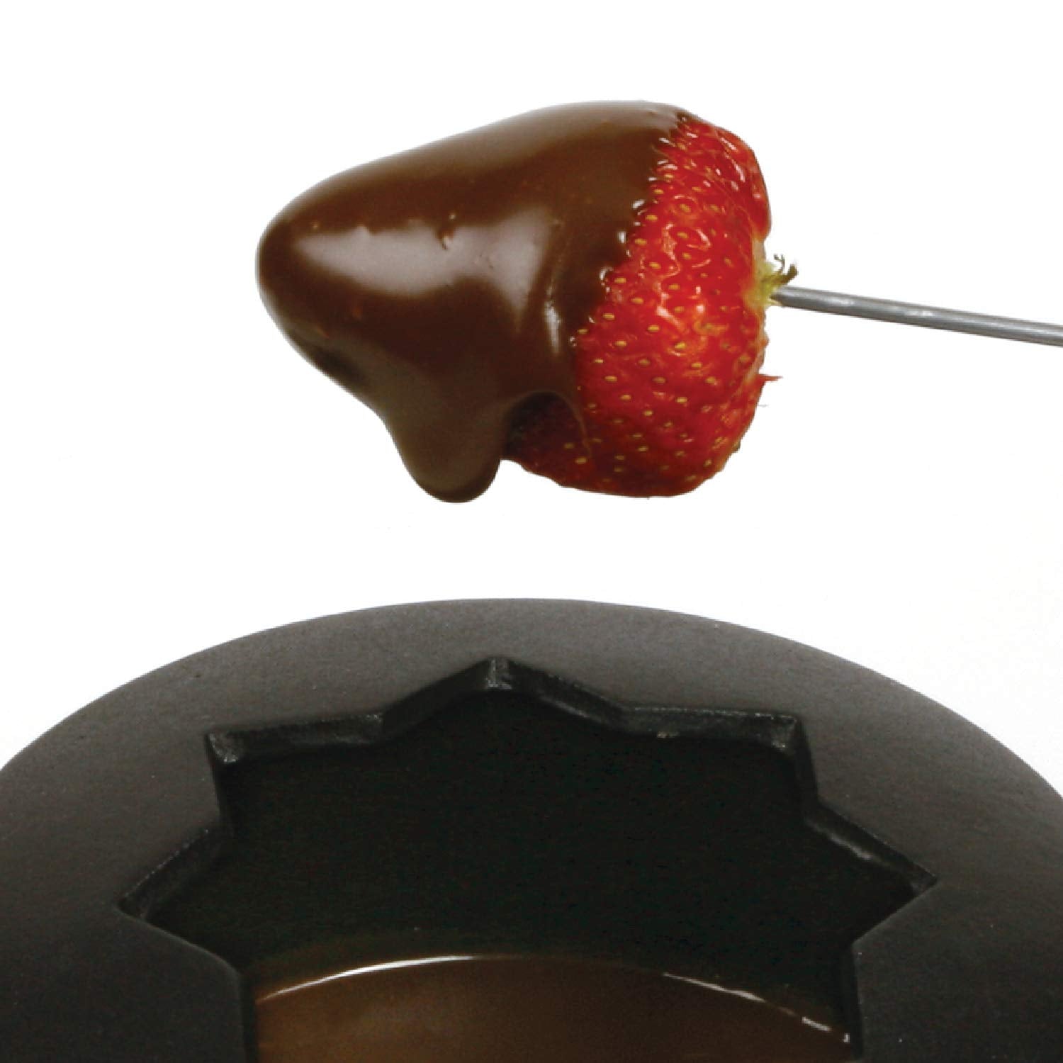 Norpro, 1 Ea Cast Iron Fondue, Black
