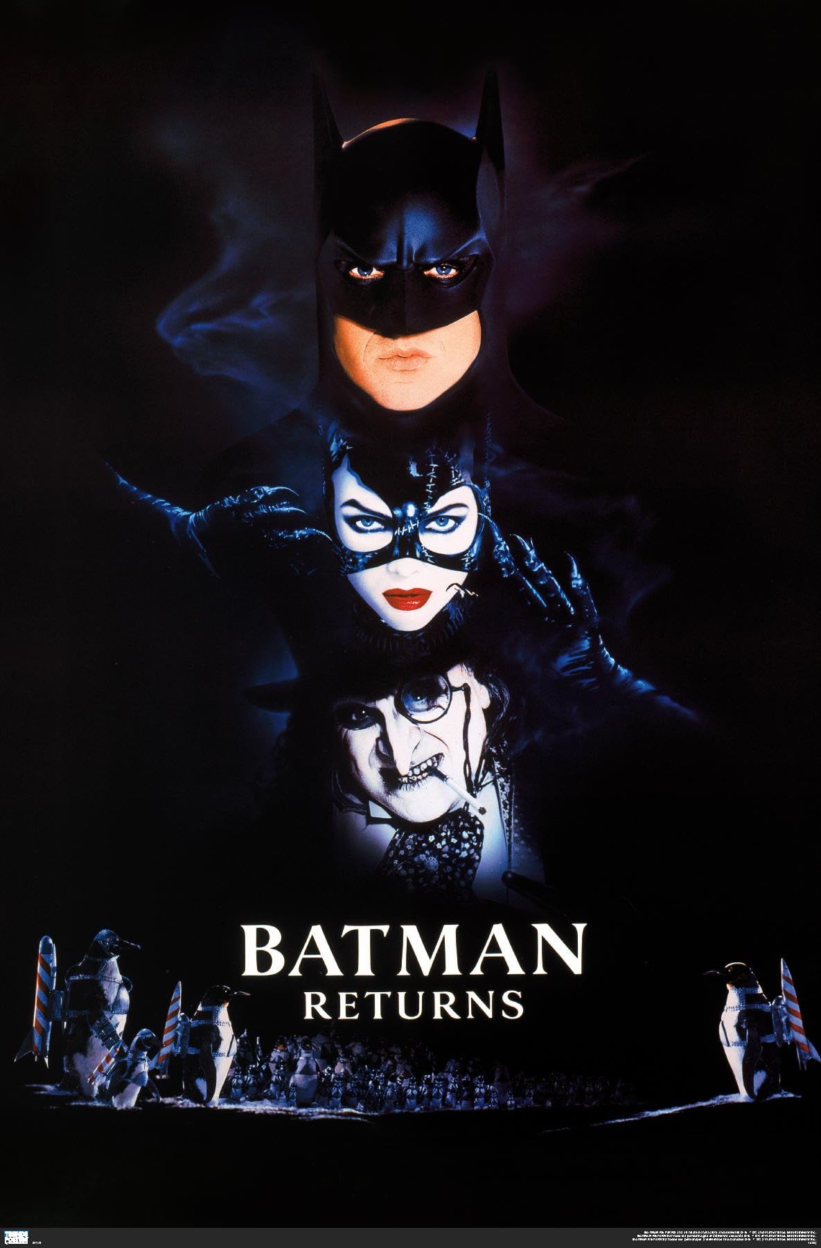Trends International Dc Comics Movie Batman Returns - Logo One Sheet Wall Poster, 22.37'' X 34.00'', Premium Unframed Version