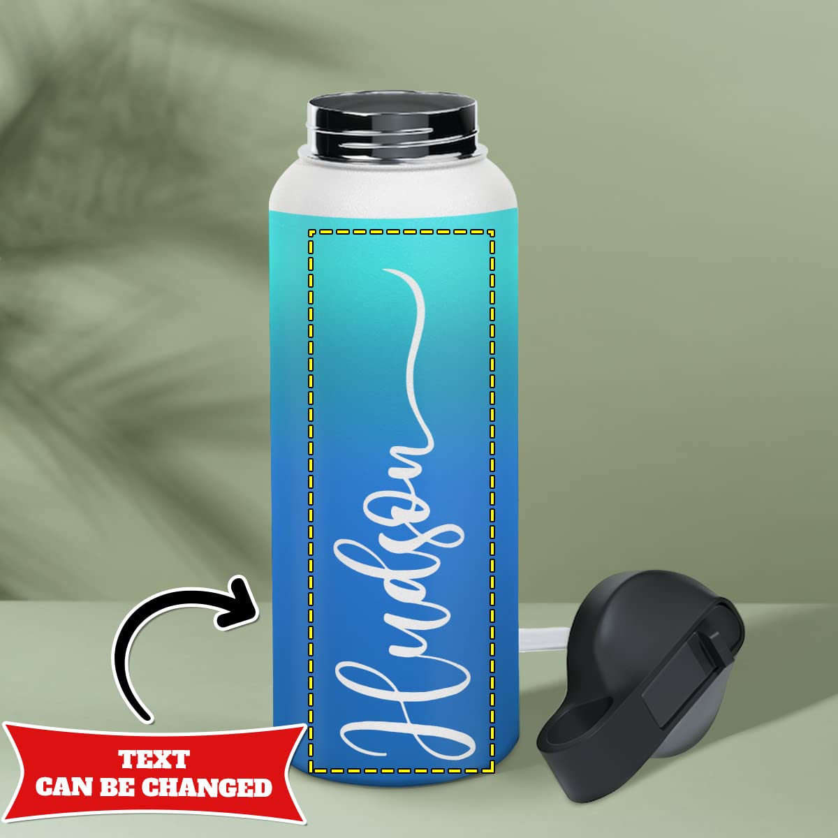 Winorax Personalized Water Bottles For Kids Customized Water Bottle With Name 12Oz 18Oz 32Oz Travel Cup Gym Sports Double Wall V