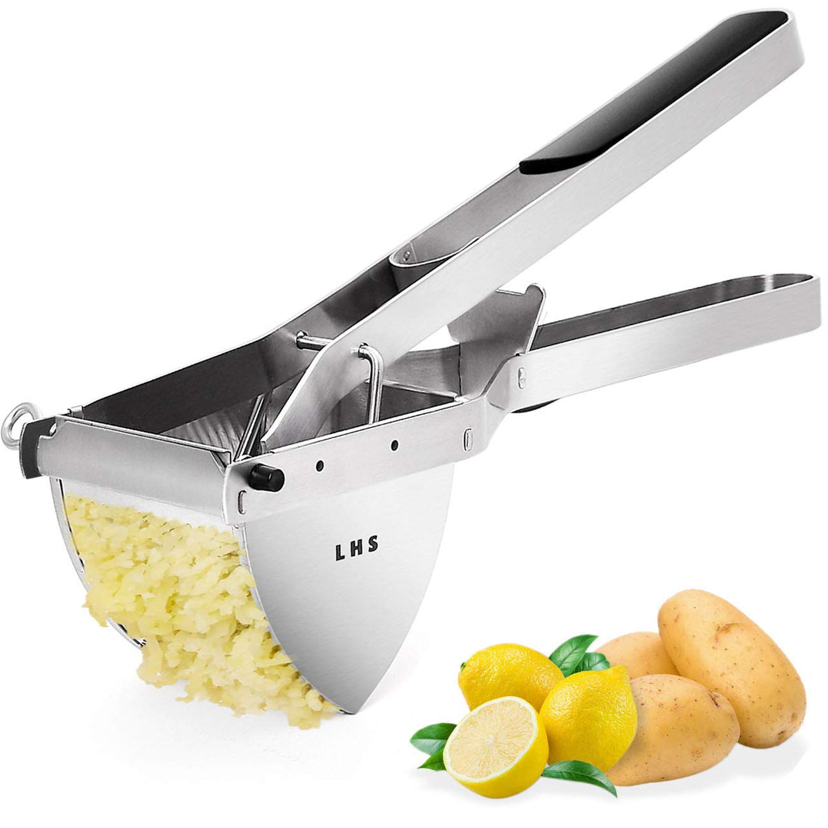 Lhs Potato Ricer And Masher Stainless Steel Heavy Duty Commercial Baby Food Strainer, Business Fruit Masher And Food Press With