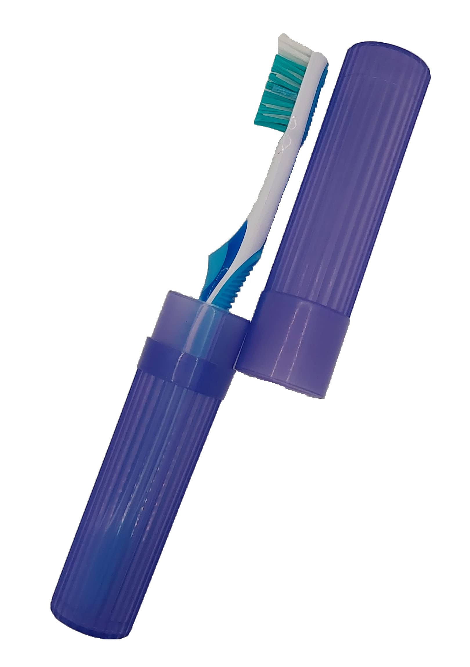 American Comb Toothbrush Holder (Purple) - Made In The Usa. W/Ventilation Holes.