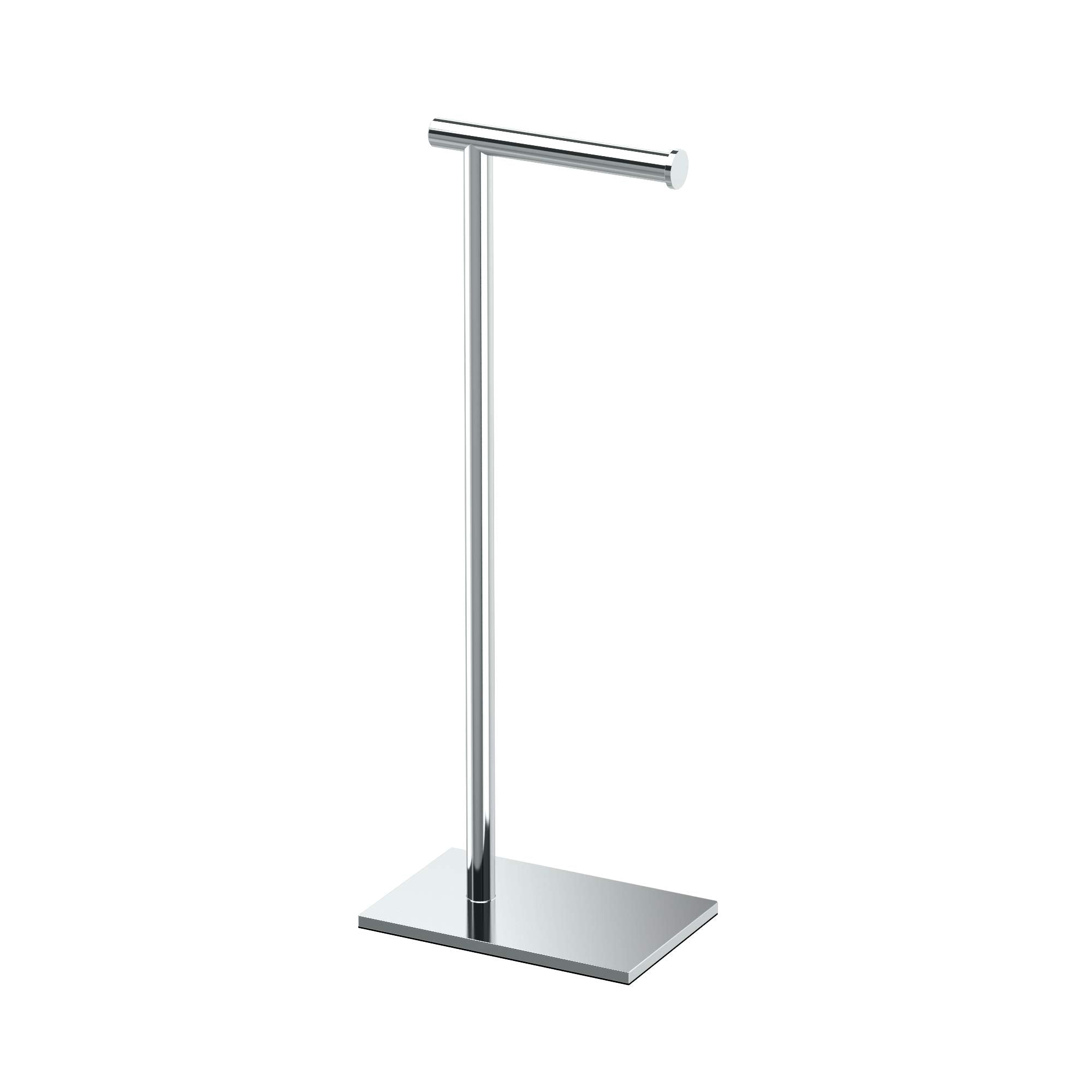 Modern Square Base Tissue Holder Stand, 2125, In Chrome