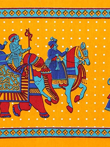 Ubania Collection Cotton 144 Tc Bedsheet (King_Yellow)