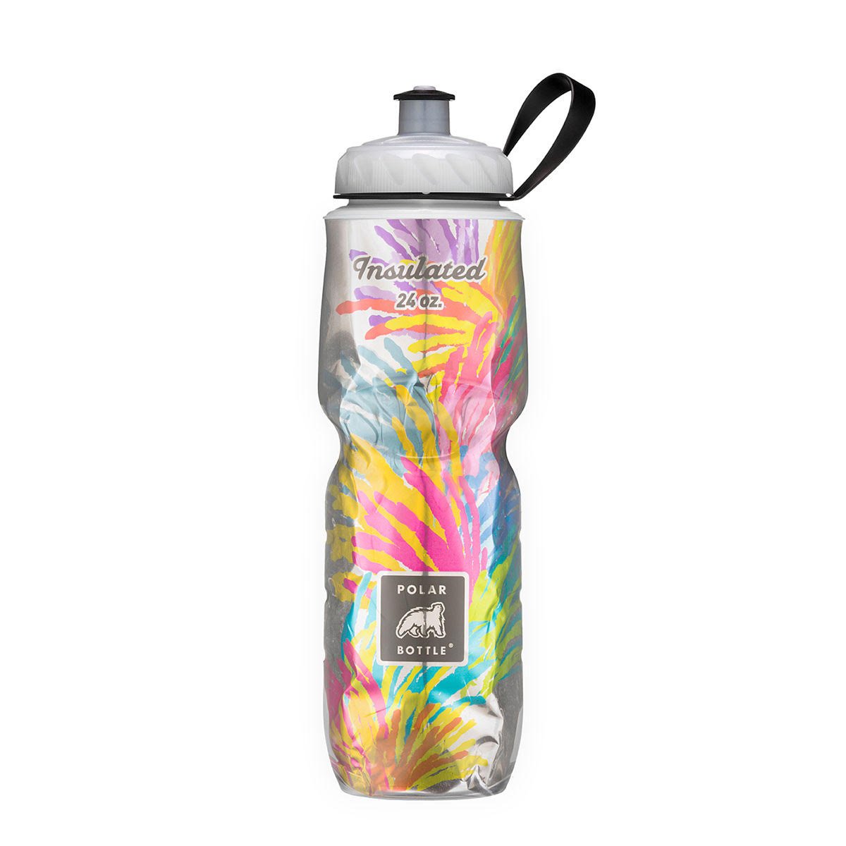 Polar Bottle Insulated Water Bottle 24 oz  100% BPAFree Cycling and Sports Water Bottle  Dishwasher & Freezer Safe (Starburst