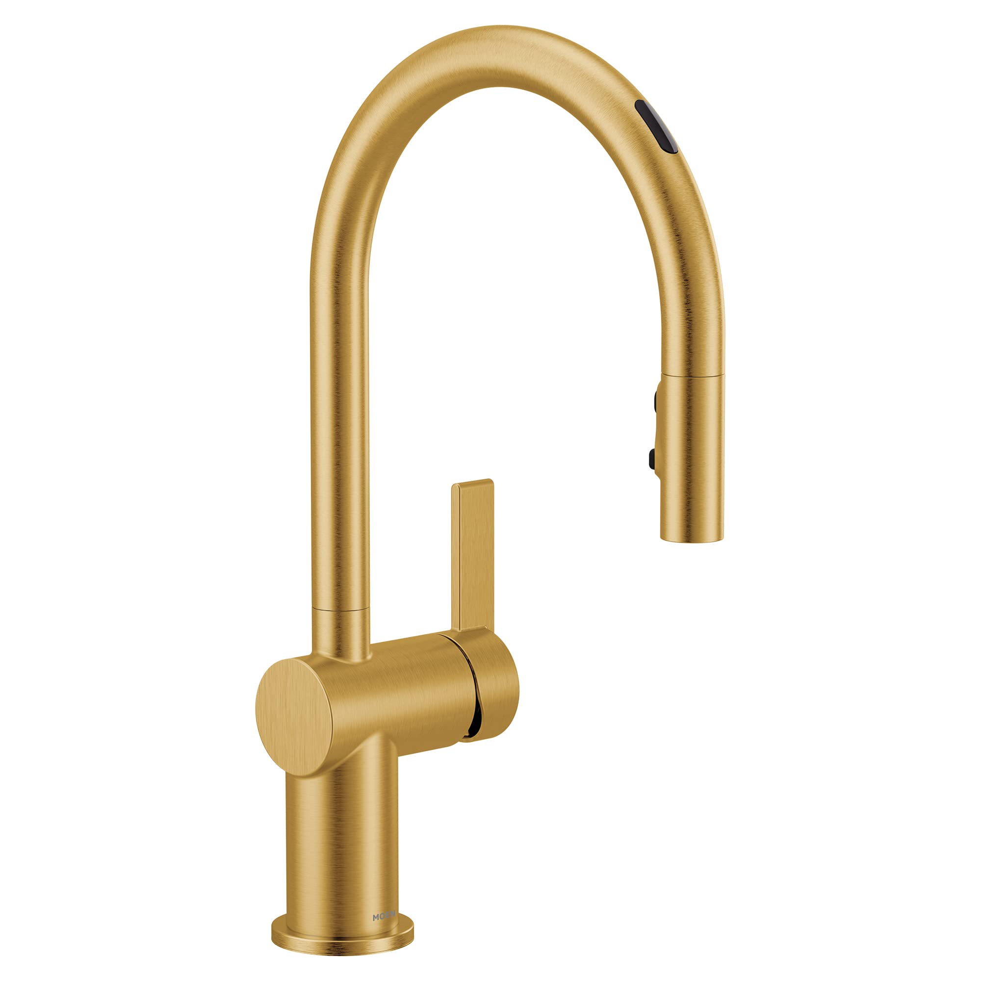 Moen 7622EVBG CIA Smart Faucet Touchless Pull Down Sprayer Kitchen Faucet with Voice Control and Power Boost, Includes Optional 
