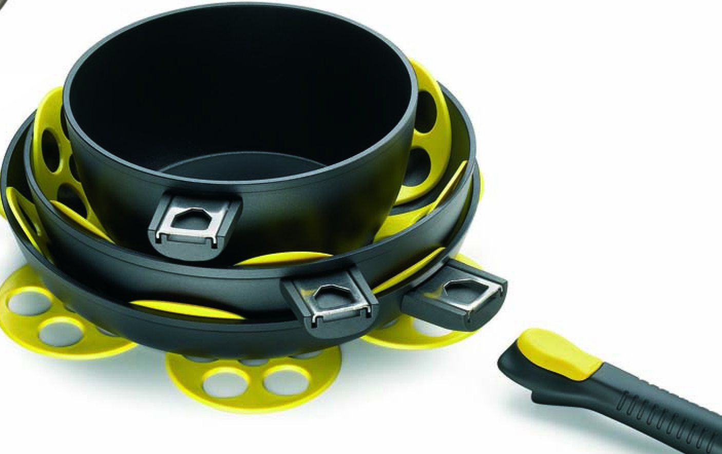 Vinolife Campana Happy Cooking Detachable Handle, Black Handle With Green Lever, One Size