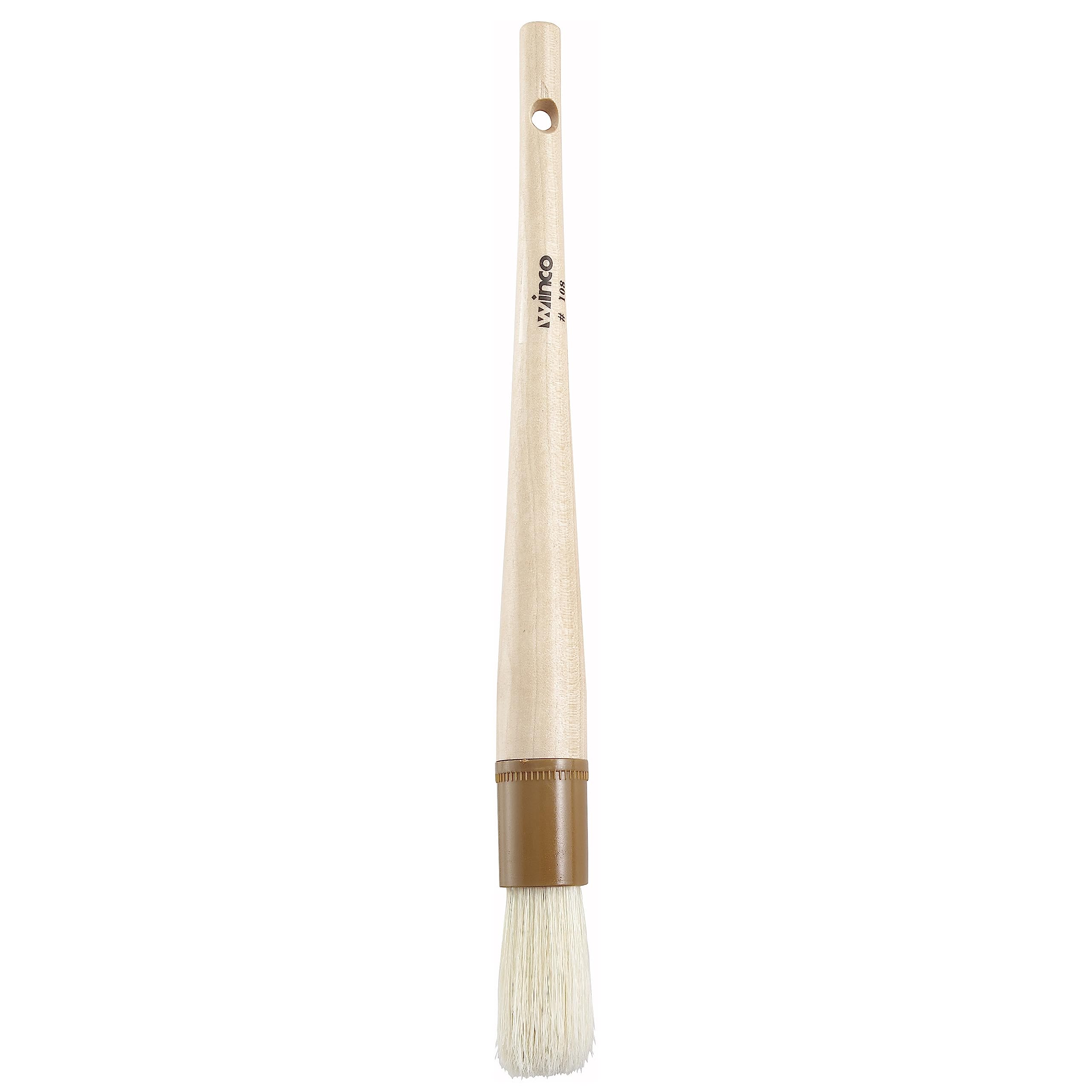 Winco Round Pastry And Basting Brush, 1-Inch