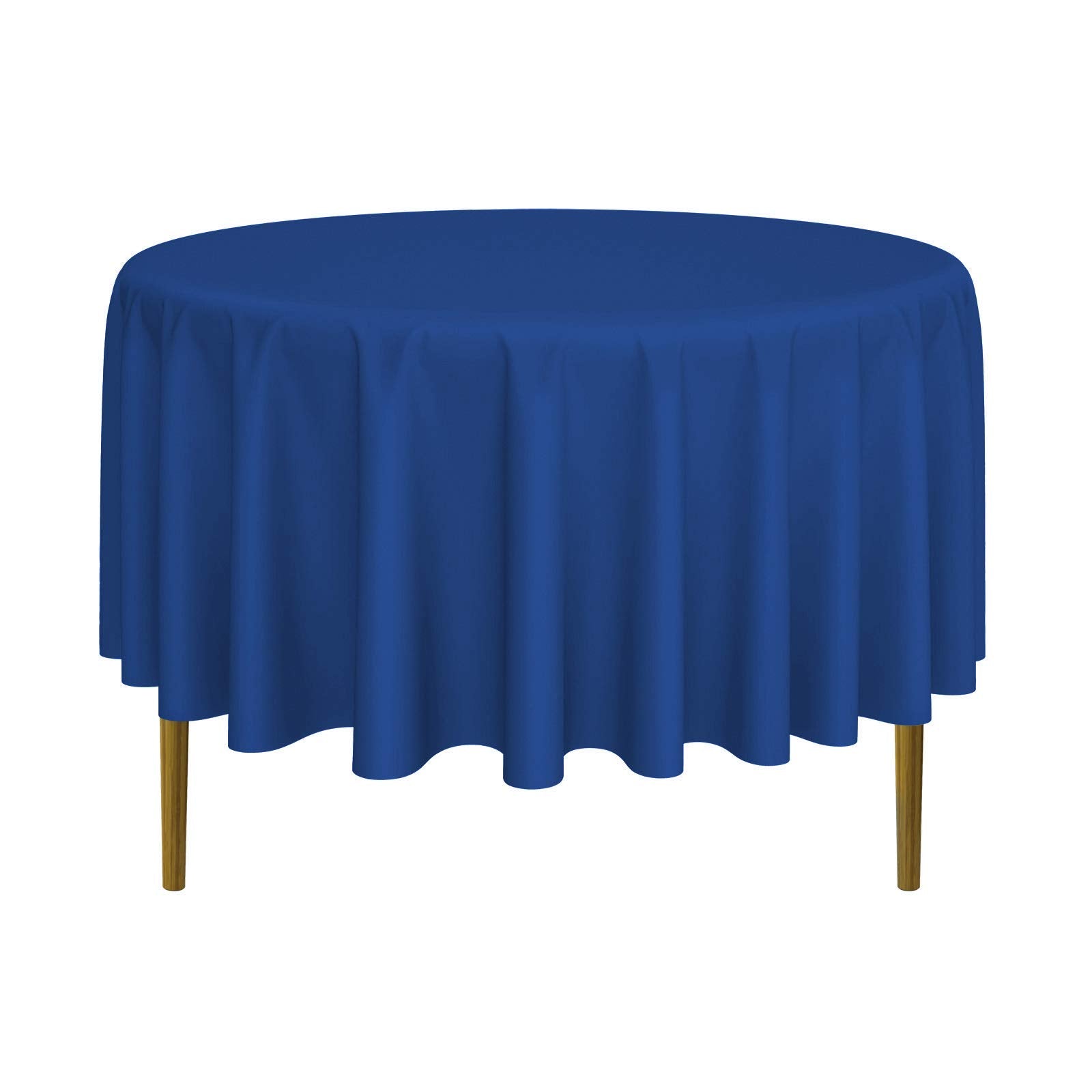 Lann'S Linens - 90 Round Premium Tablecloth For Wedding/Banquet/Restaurant - Polyester Fabric Table Cloth - Royal Blue