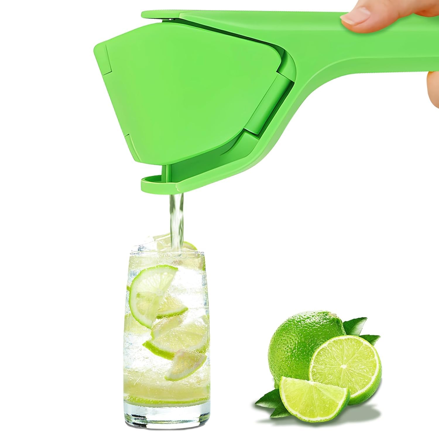 Lemon Lime Squeezer Manual, Effortless Hand Juicer With Lever Principle Design, Lime Squeeze Fluicer Fold Flat Juicer, Easy To U