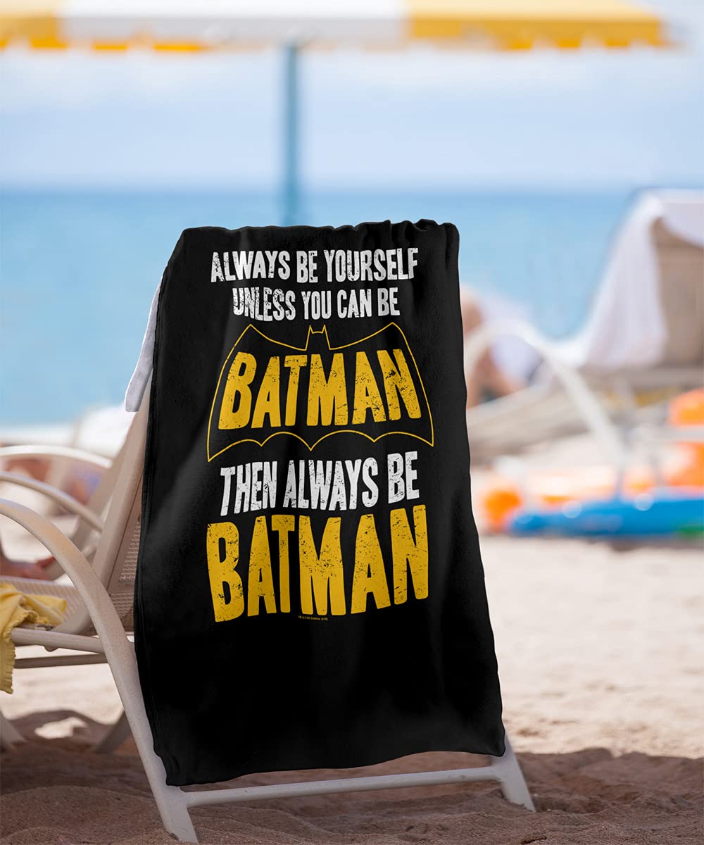 Logovision Batman Be Batman Officially Licensed Beach Towel 30'' X 60''