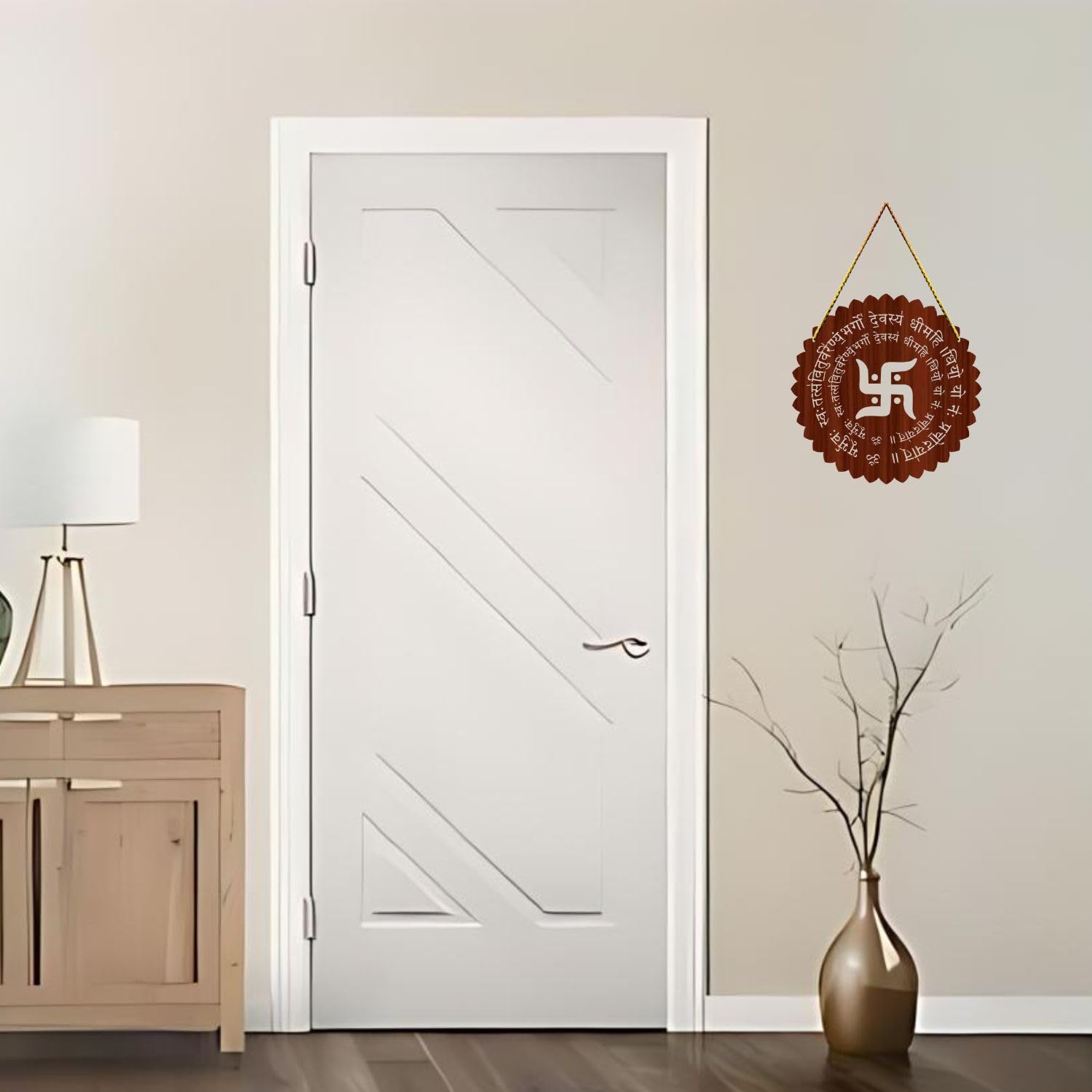 Positive Vibe Lifestyle Gayatri Mantra Wall Art Print (Multicolor12)