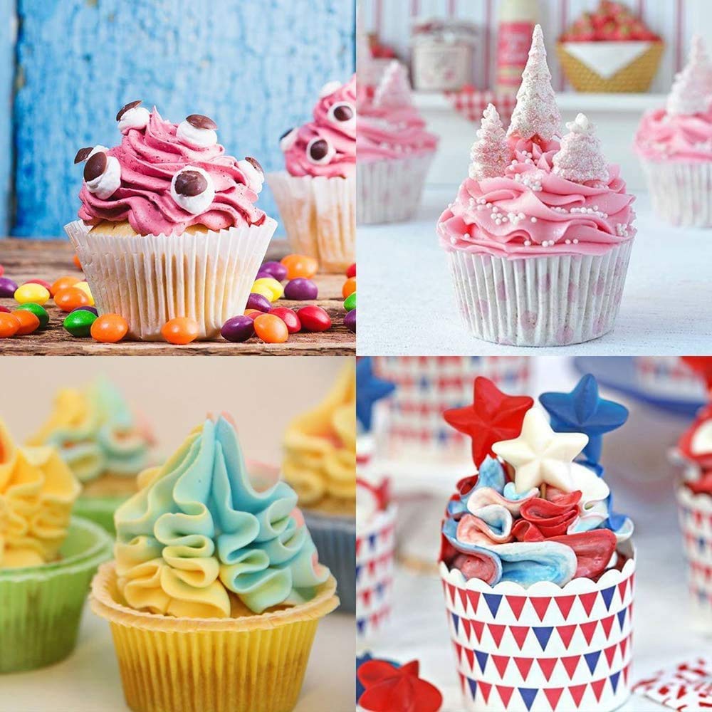 Nc Russian Icing Piping Nozzles Tip, Hsxxf 7Pcs Russian Piping Tips Stainless Steel Piping Tips Piping Nozzles Cake Piping Icing