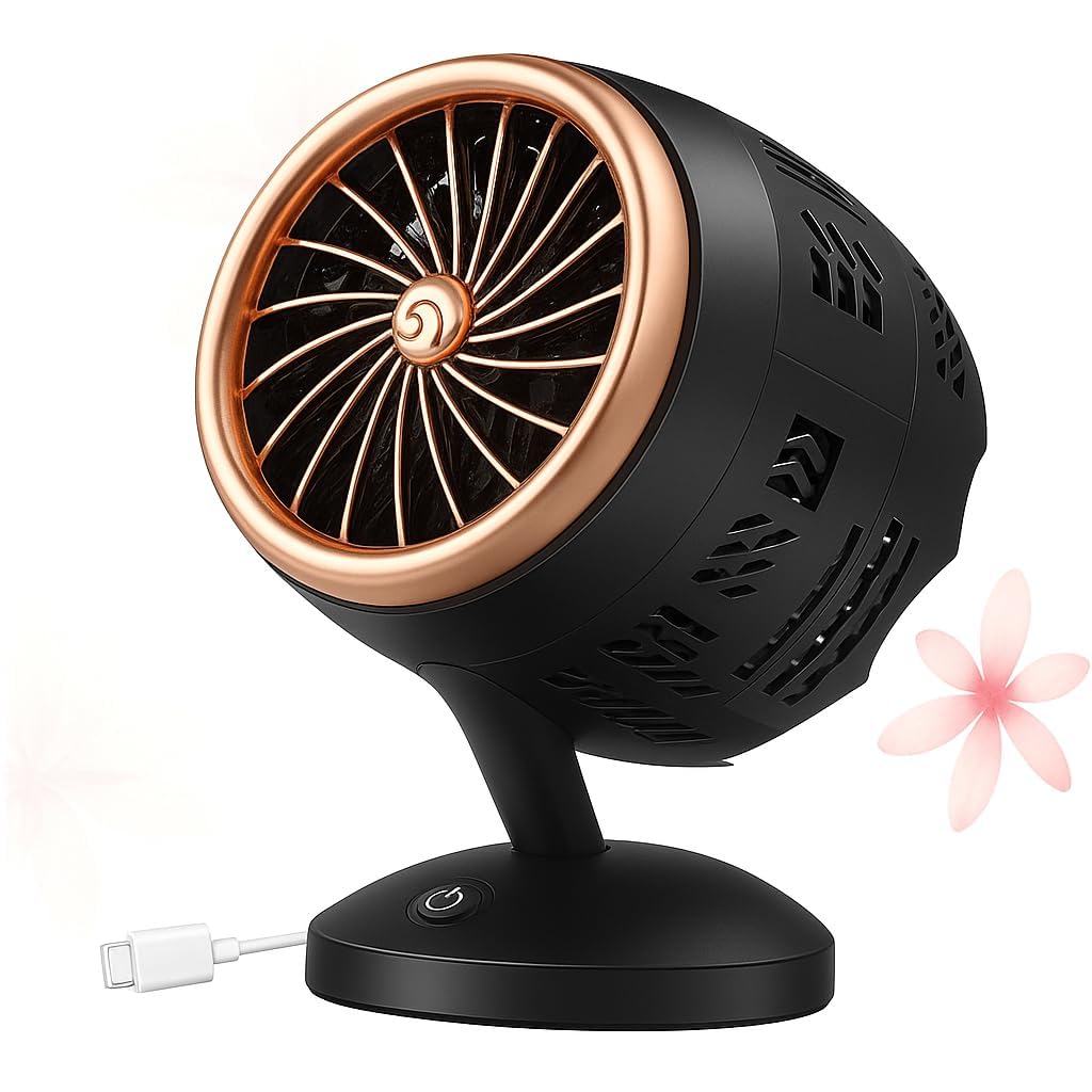 Pesoma Table Fan High Speed For Home  Fan For Home, Table Fan Small, Desktop Fan, 3 Speeds Usbfan For Home Office Bedroom Kitch