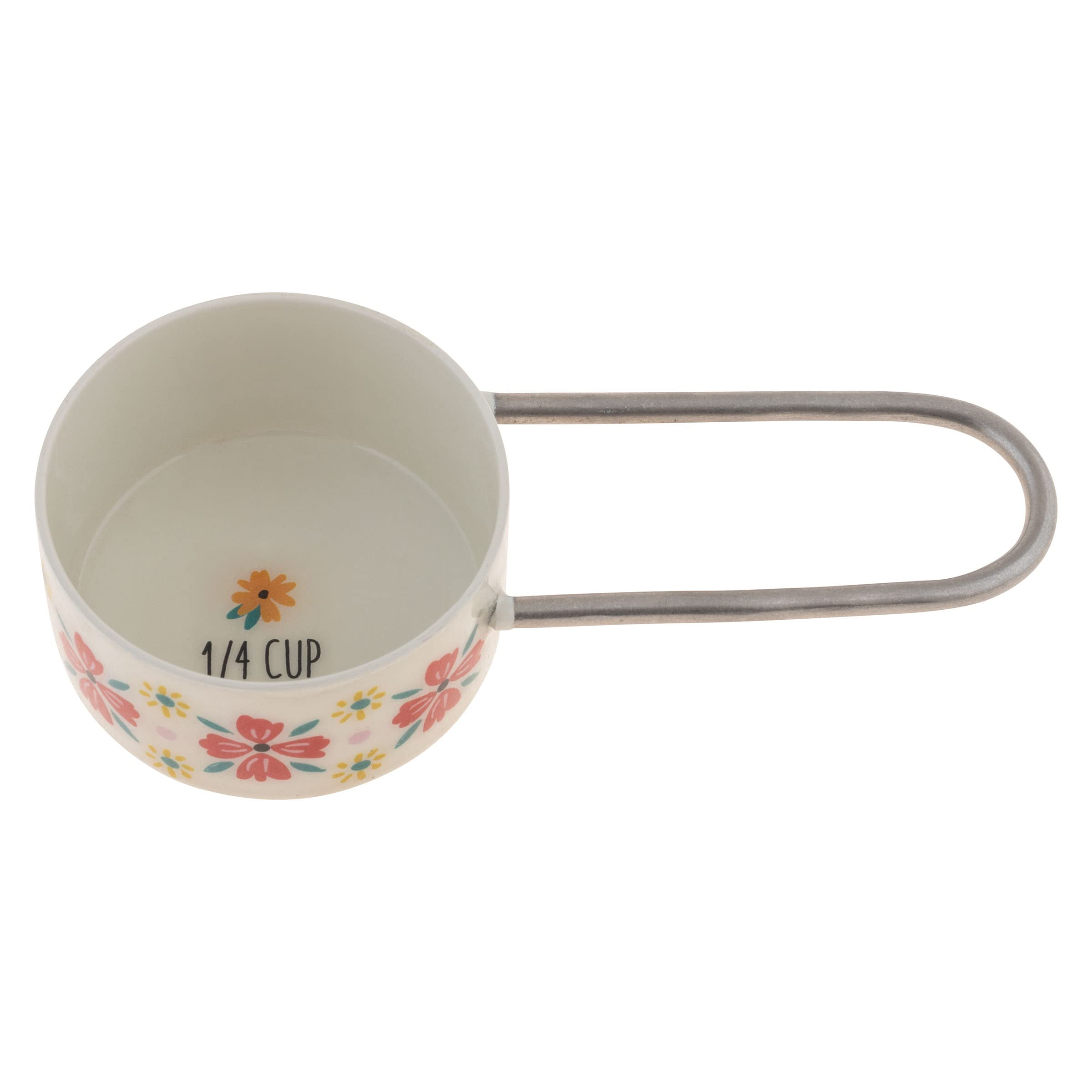 Karma Ava Measuring Cup, Set Of 4, Red/Turq/Pink