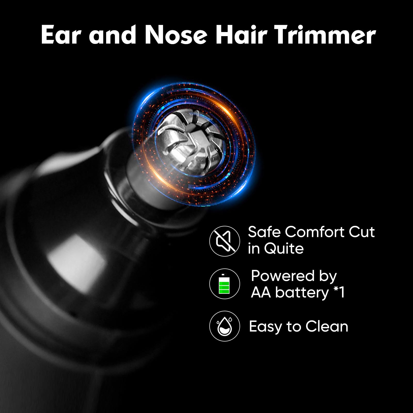 Cosmirror Shower Mirror Fogless For Shaving Included Ear And Nose Hair Trimmer, No-Drilling, 3-Color Dimmable Lights, Larger Ant