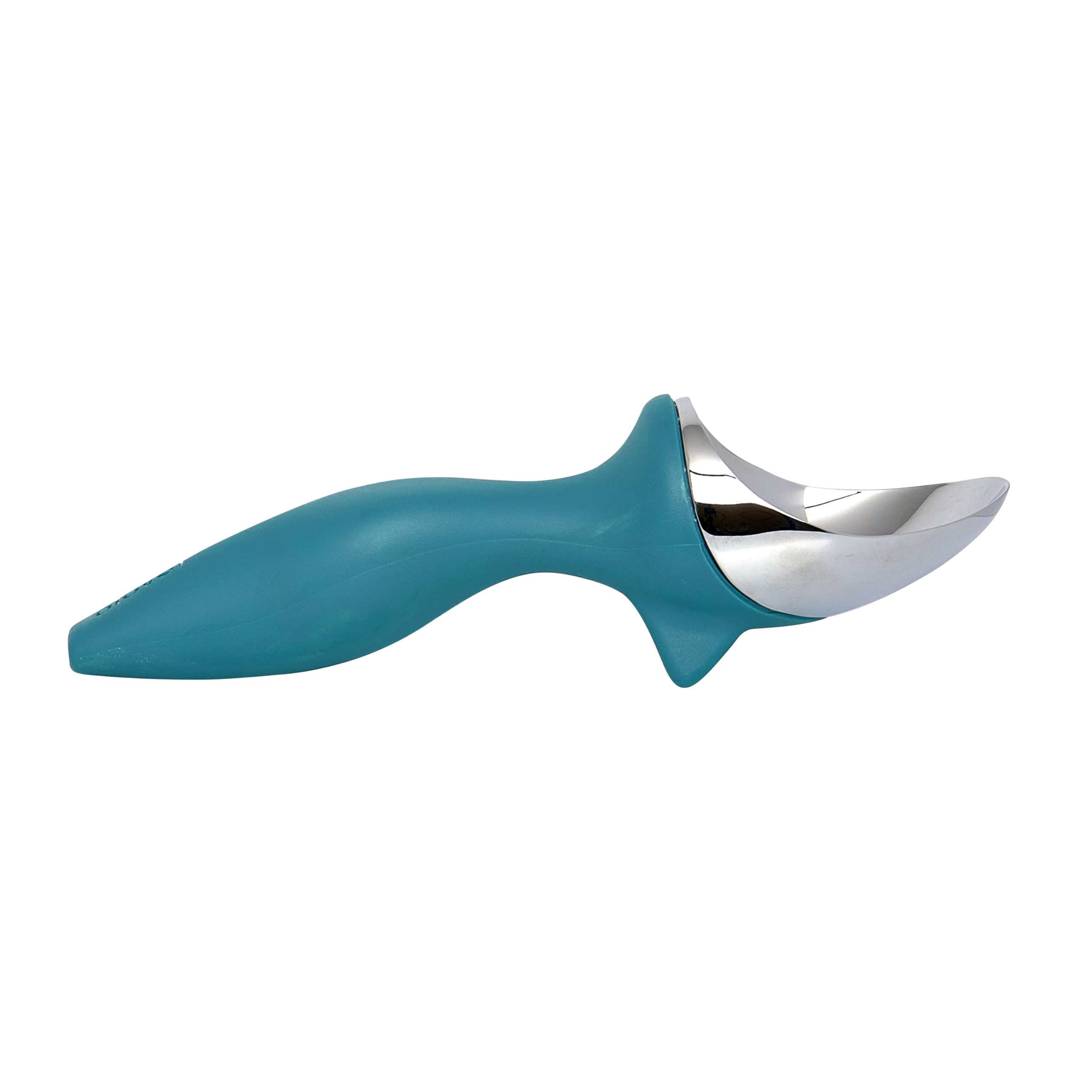 Tovolo Tilt Up Ice Cream Scoop - Use for Cookie Dough, Gelato, Sorbet & Frozen Treats, Built-in Feet, Non-Slip Ergonomic Handle,