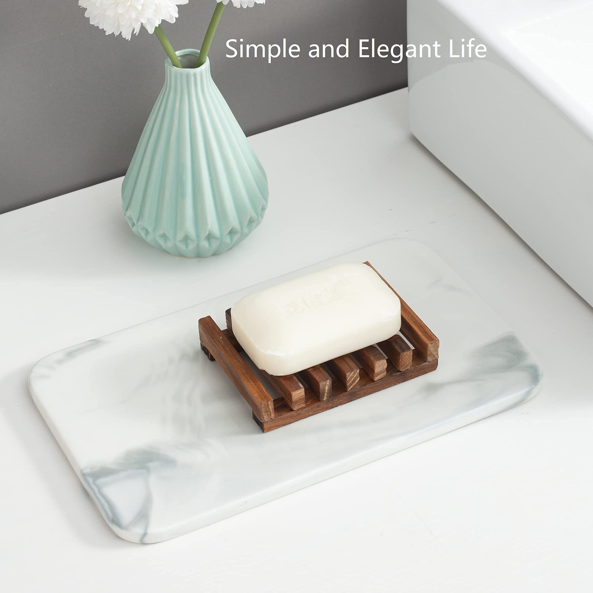 Wooden Soap Dish for Shower Set of 3 Self draining Bar Holder for Bathroom  Soap Saver Tray Soap Stand for Homemade Soap  Vowupt