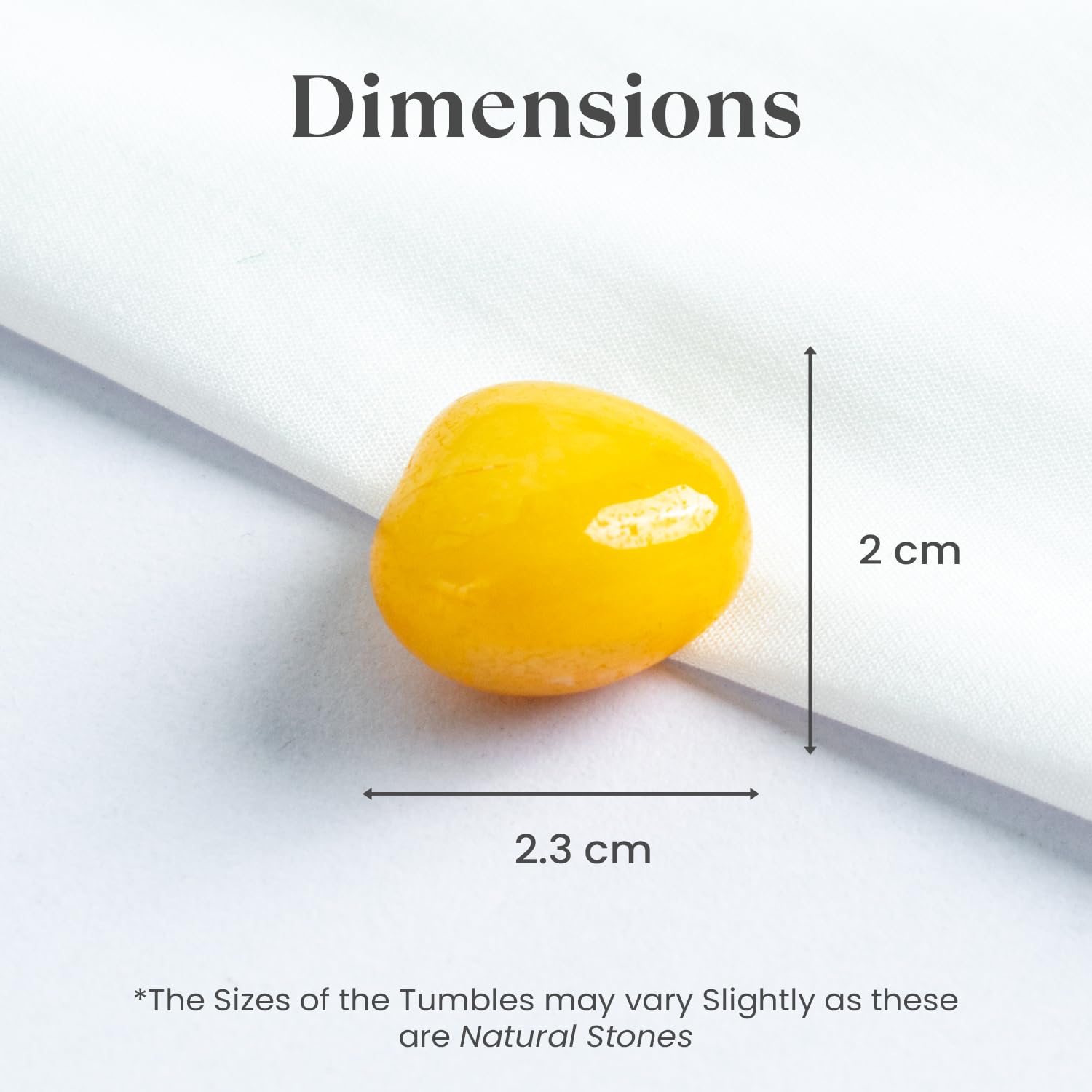 Astrotalk Yellow Aventurine Tumble Stone | For Meditation, Chakra Activation, Confidence & Inner Power | Vastu Items for Home Decor, Office Table Decoration Items | Gift for Man & Woman