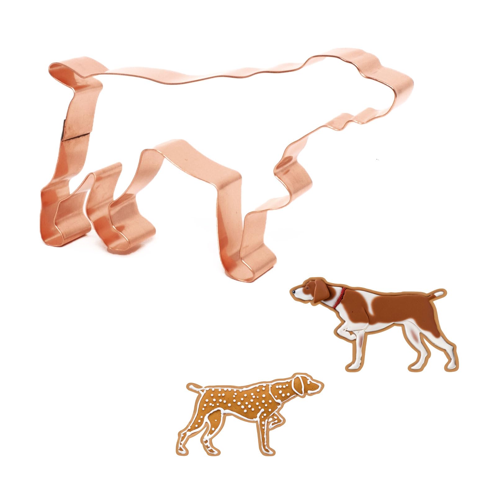 On Point Pointer Dog Breed Cookie Cutter 5.25 X 3 Inches