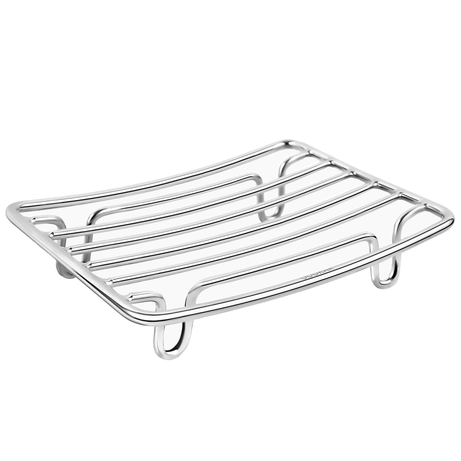 Guukar Bar Soap Dish Holder For Shower Bathroom Stainless Steel Rust Proof Self Draining, Chrome-1 Pack