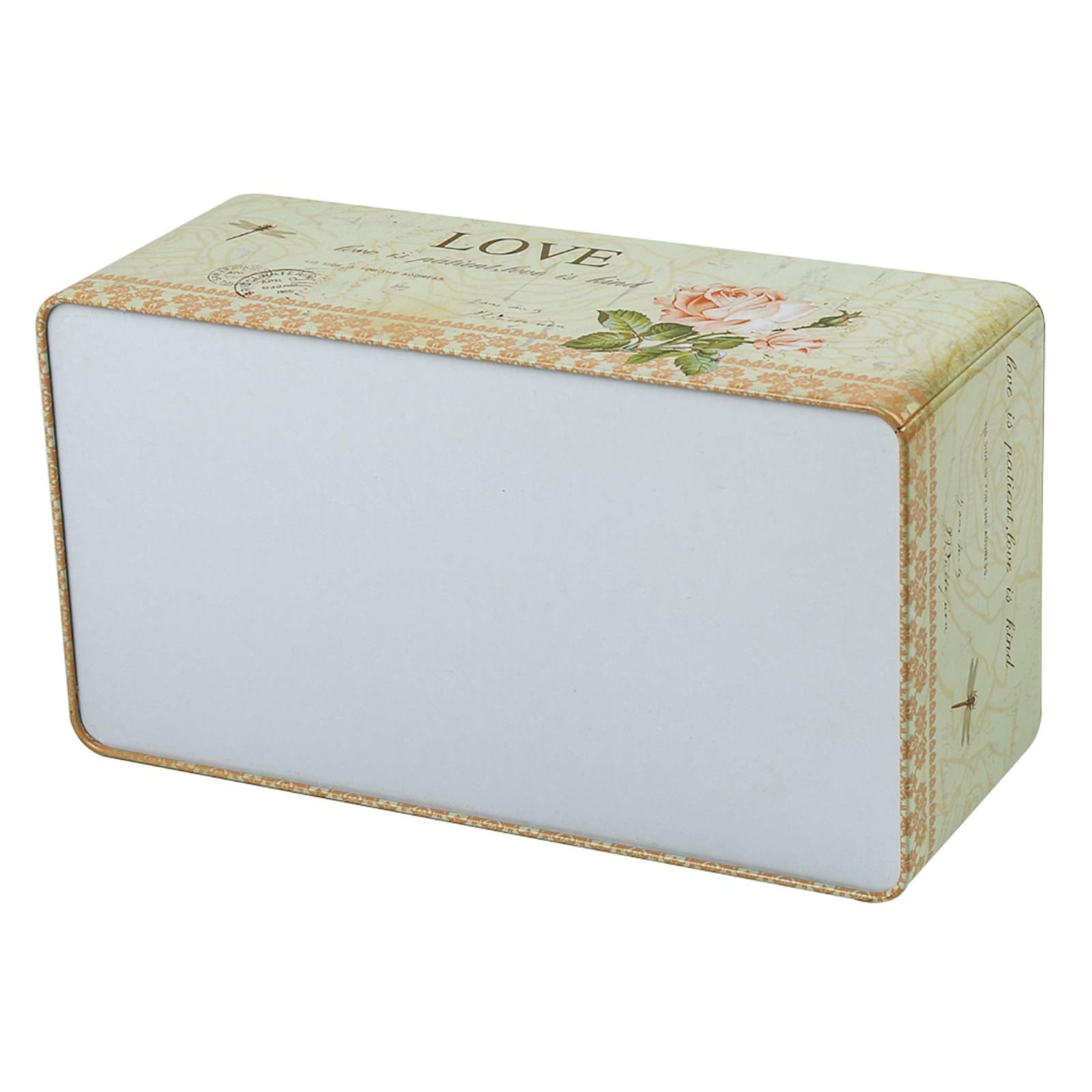 Philpety Decorative Metal Tissue Holder Country Rural Rectangular Tissue Box Cover - Bathroom, Kitchen, Office Room