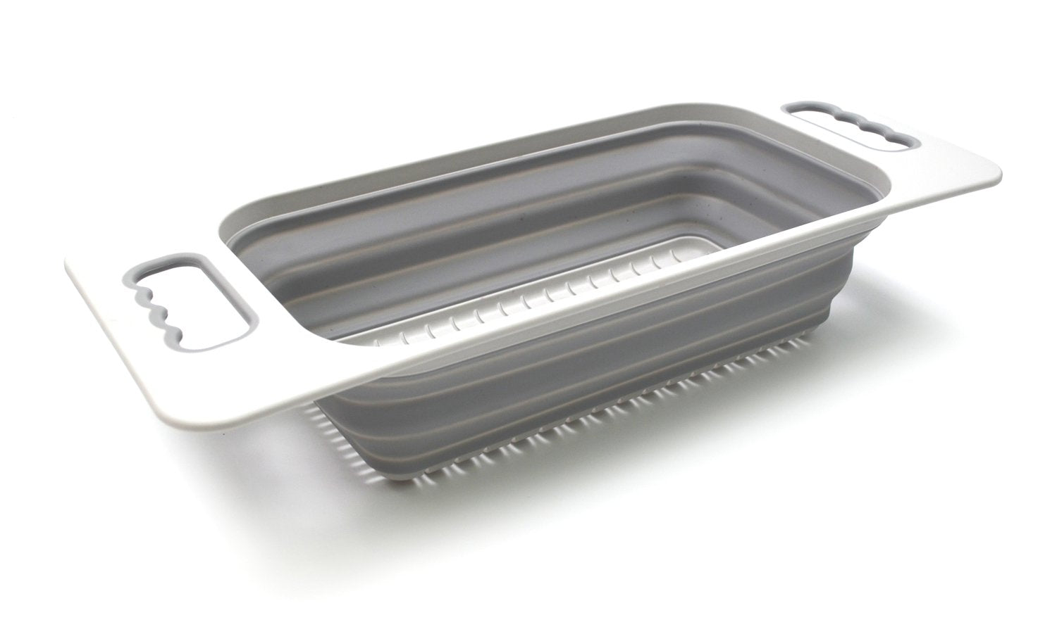 Sammart Over The Sink Rectangular Colander (Grey)
