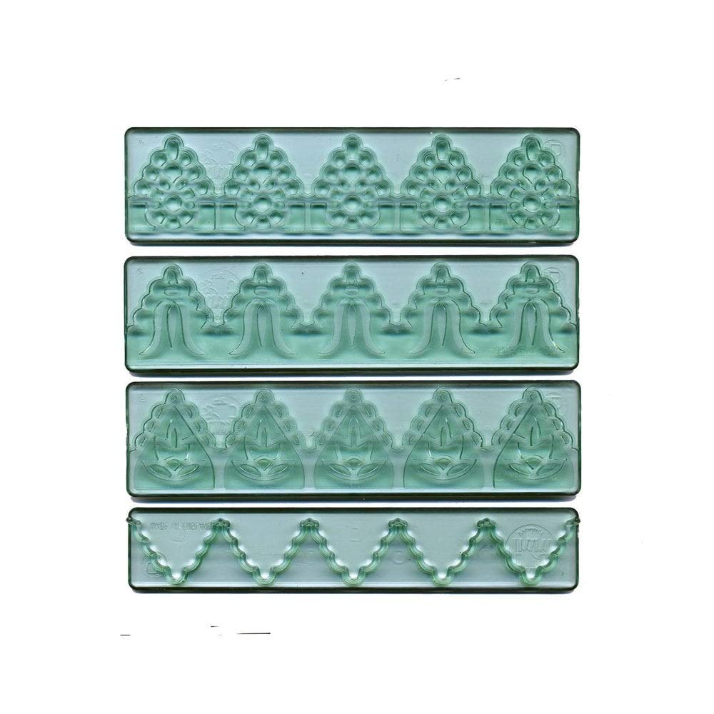 Fmm Textured Lace Set 3, Includes 3 Lace Designs Plus 1 Cutter