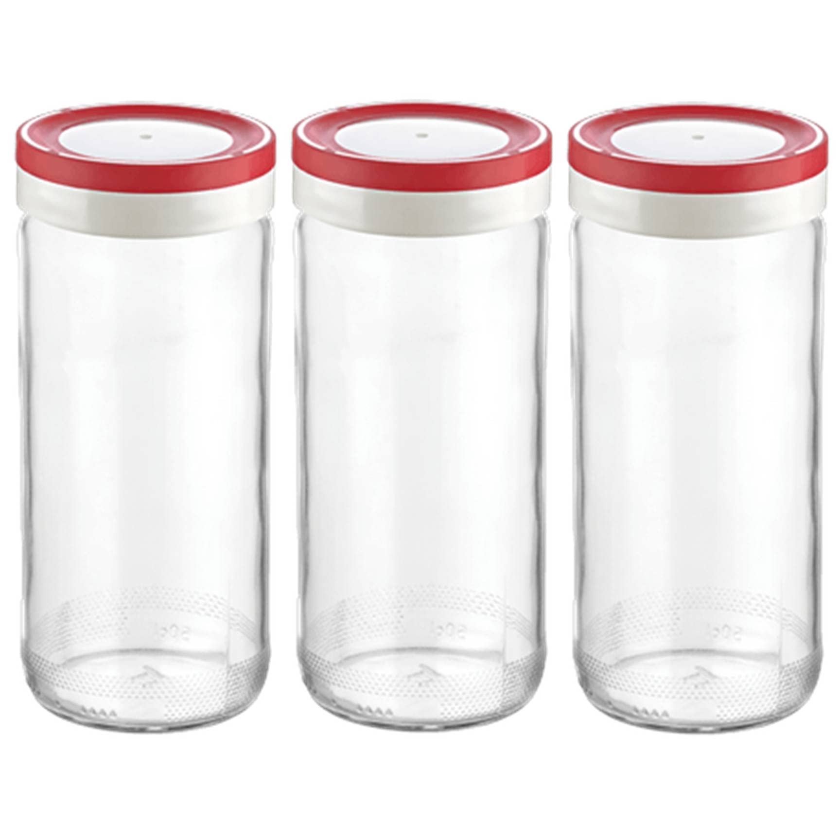 Glass Bottles For Juicing 16Oz Reusable Glass Bottles With Lids For Juice Drinking Jars With Plastic Rubber Airtight Lids Keeps