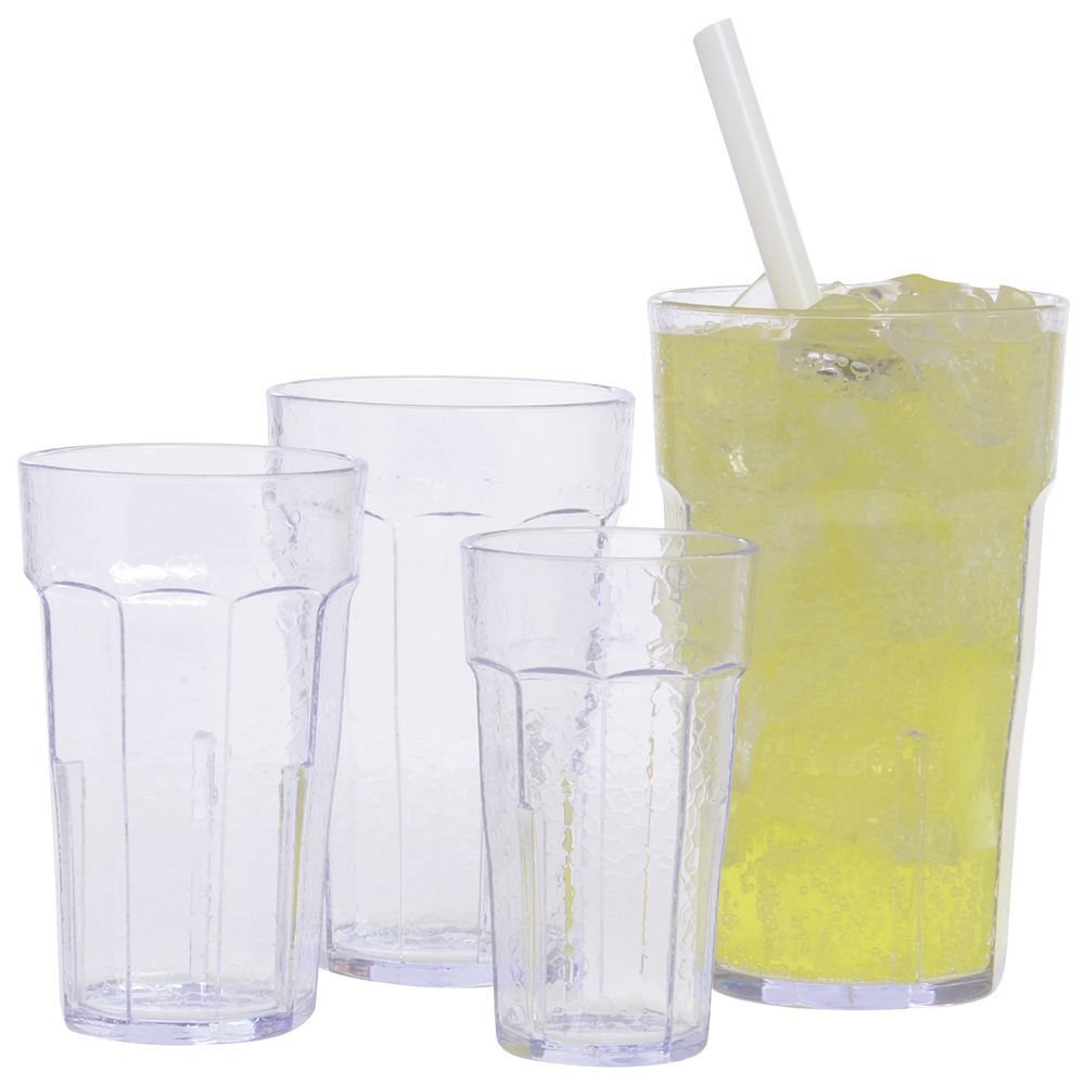 Cambro Lt16152 Laguna Tumbler Fluted 16 Oz. Clear - Case Of 36