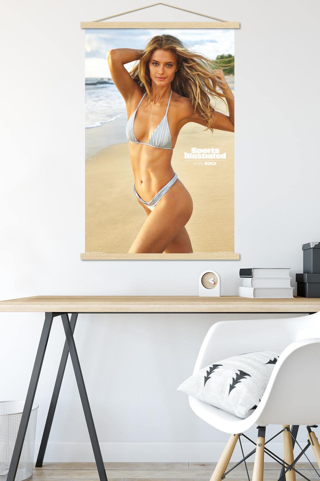 Trends International Sports Illustrated: Swimsuit Edition - Kate Bock 19 Wall Poster, 22.375'' X 34'', Premium Print And Beechwo