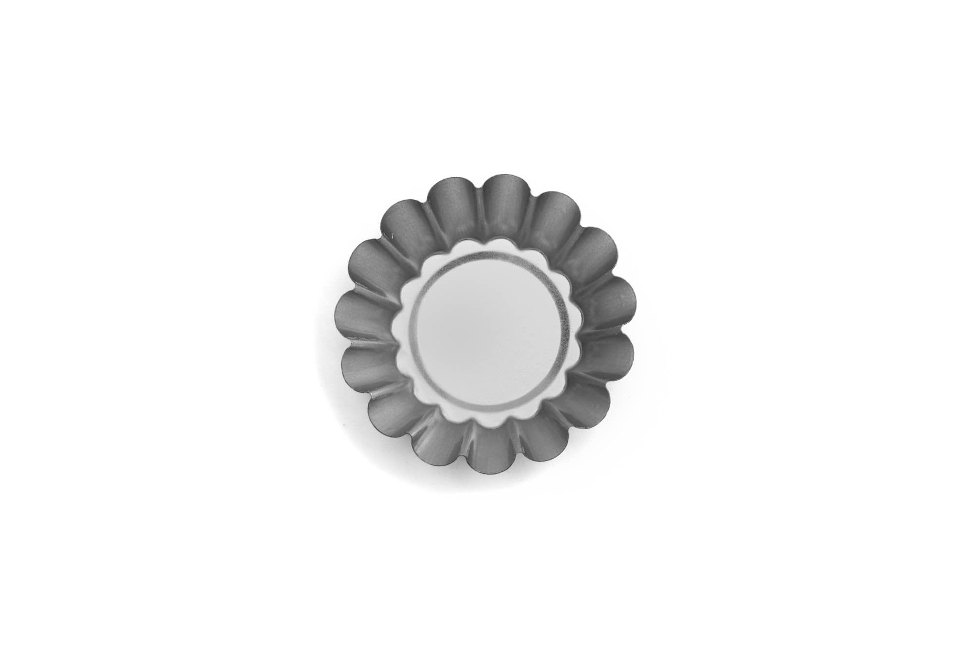 Fox Run Set Of 12 Tart Tin, 2.5'', Silver
