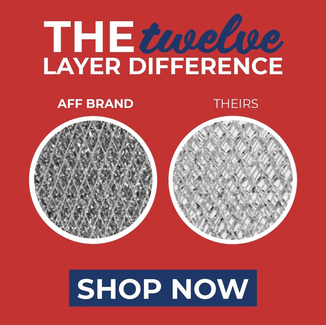 2-Pack Air Filter Factory Replacement For GE WB02X11534 Microwave Oven 12-Layer Aluminum Grease Filter