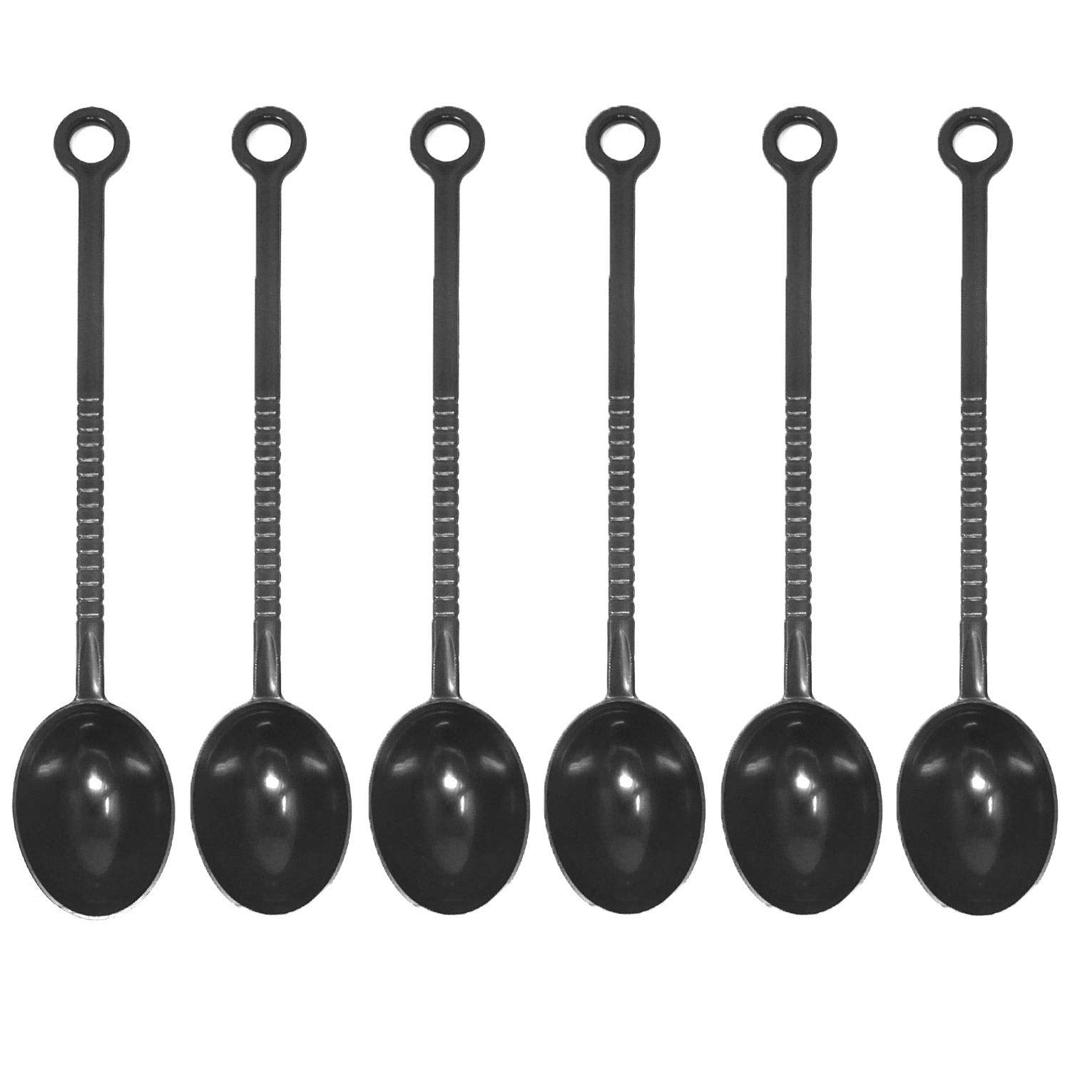 Honbay 24Pcs Plastic Long Handle 10G Coffee Measuring Spoon Scoop For Coffee Bean Tea Sugar Milk Powder Or Liquid Seasoning