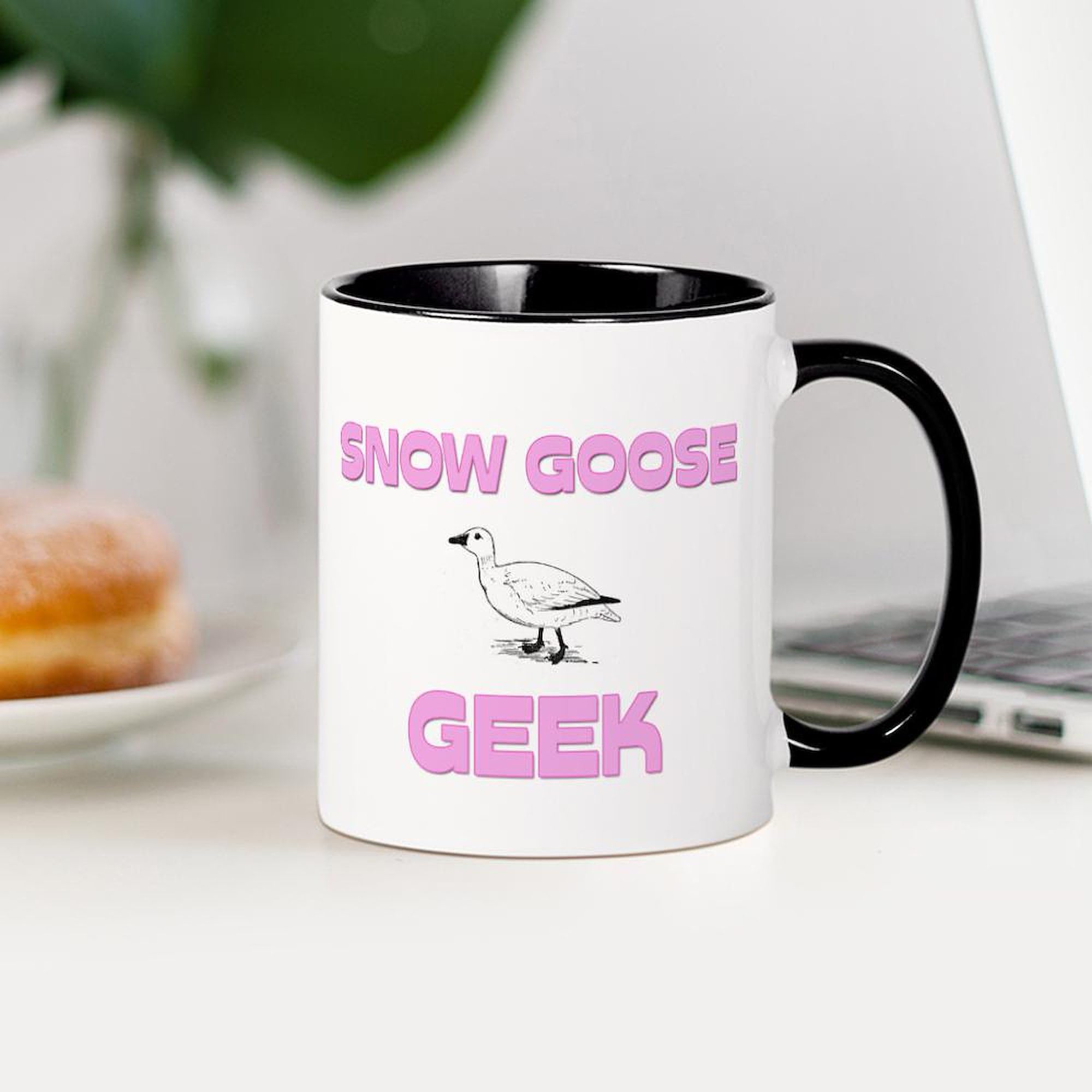 CafePress Snow Goose Geek Mug 11 oz (325 ml) Ceramic Coffee Mug