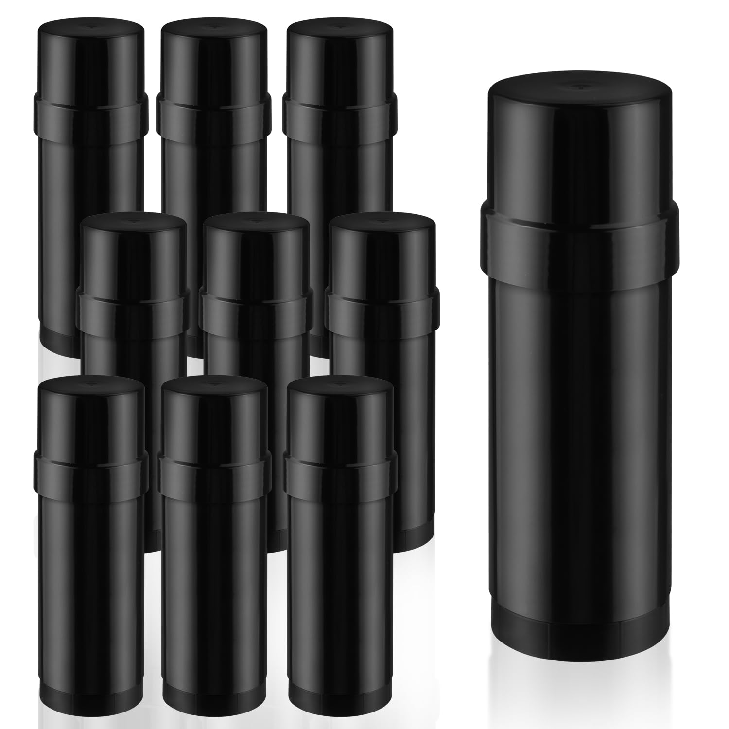 Wresty 10 Pcs 60ml/2oz Deodorant Containers Twist Up Empty Tubes Plastic Refillable Bottles DIY Homemade Deodorant Container Sti