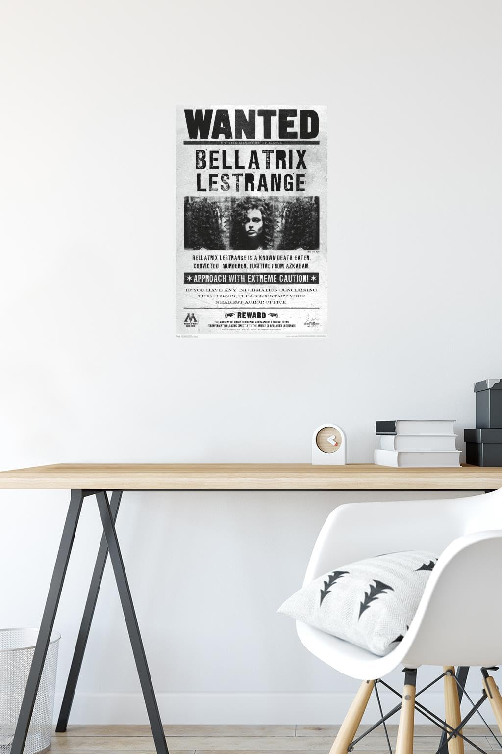 Trends International Harry Potter Bellatrix Wanted Poster, 14.725" x 22.375", Premium Unframed Version, Paper Material
