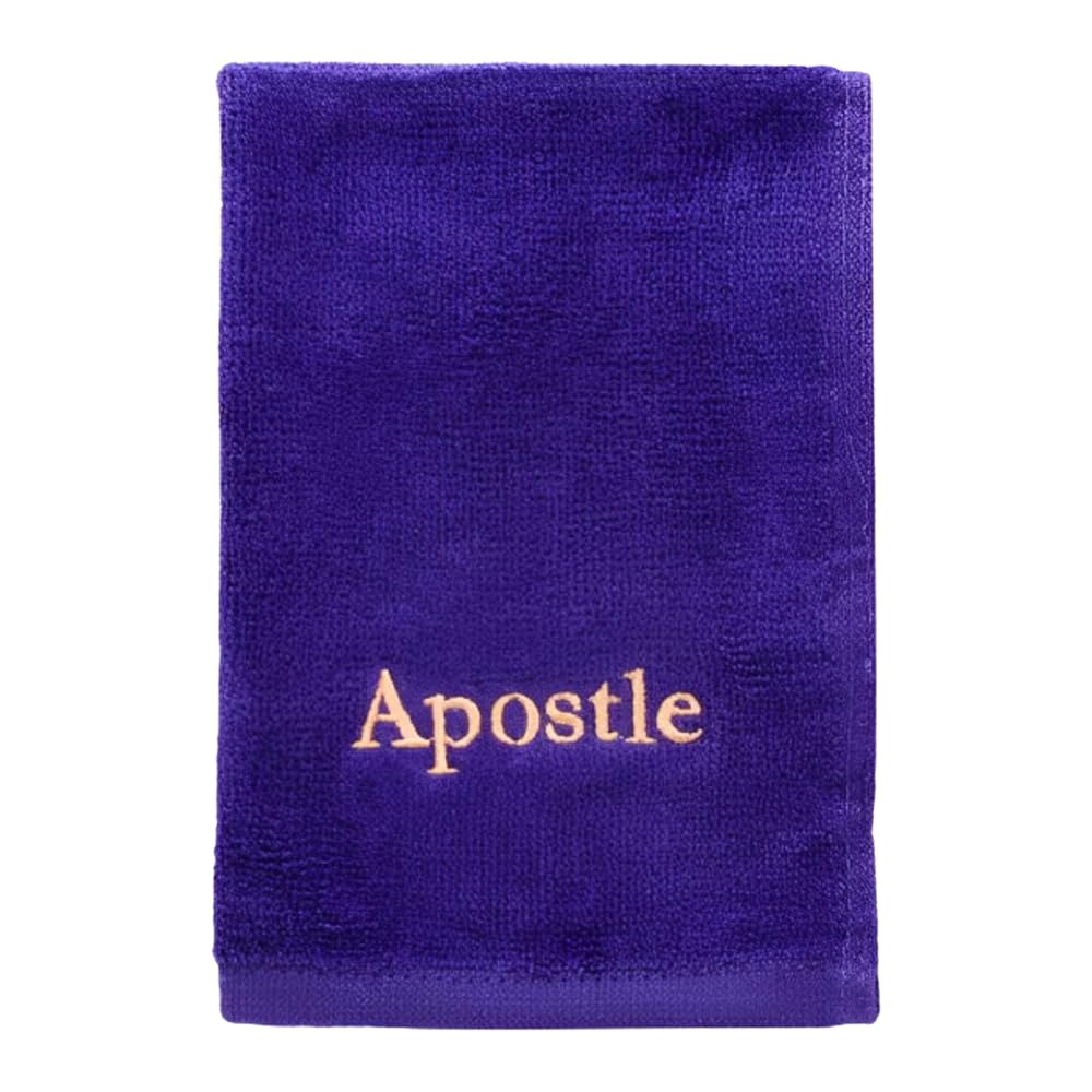 Swanson Christian Supply 272270 Apostle-Purple With Gold Lettering Towel