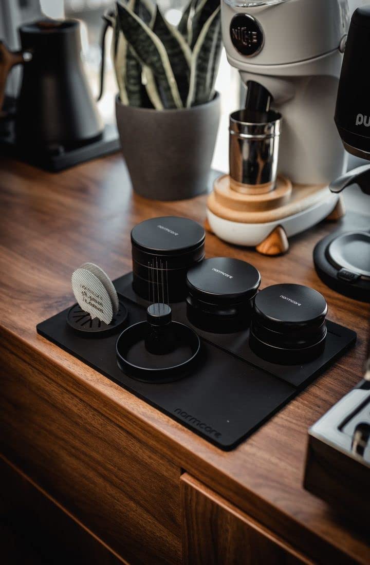 Normcore Espresso Tamping Station I Espresso Tamping Mat I Coffee Tamper Mat I Espresso Accessories Tool For Baristas I Food Gra