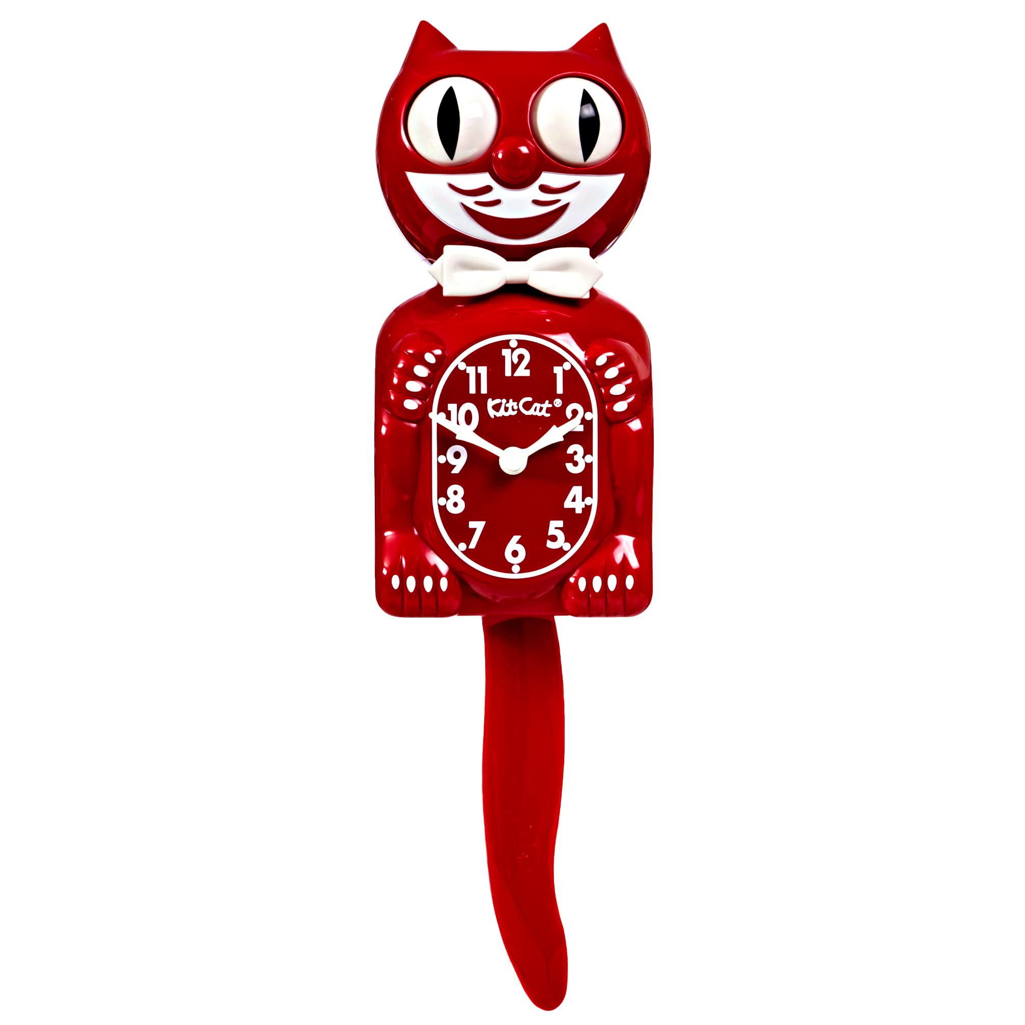 Kit Cat Klock Space Cherry Red 15.5 High BC-52