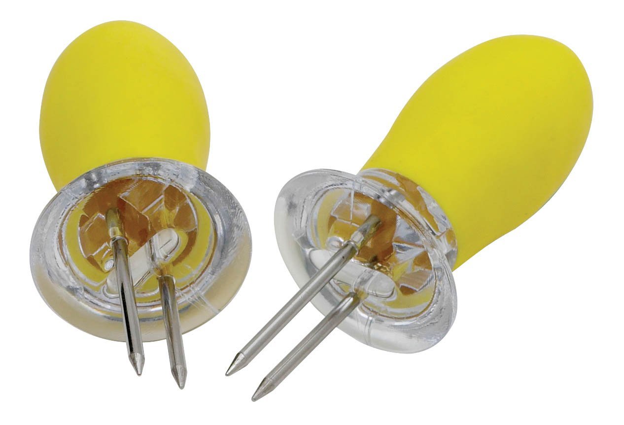 Hic Kitchen Soft-Grip Corn Picks, Set Of 8, 4 Pair