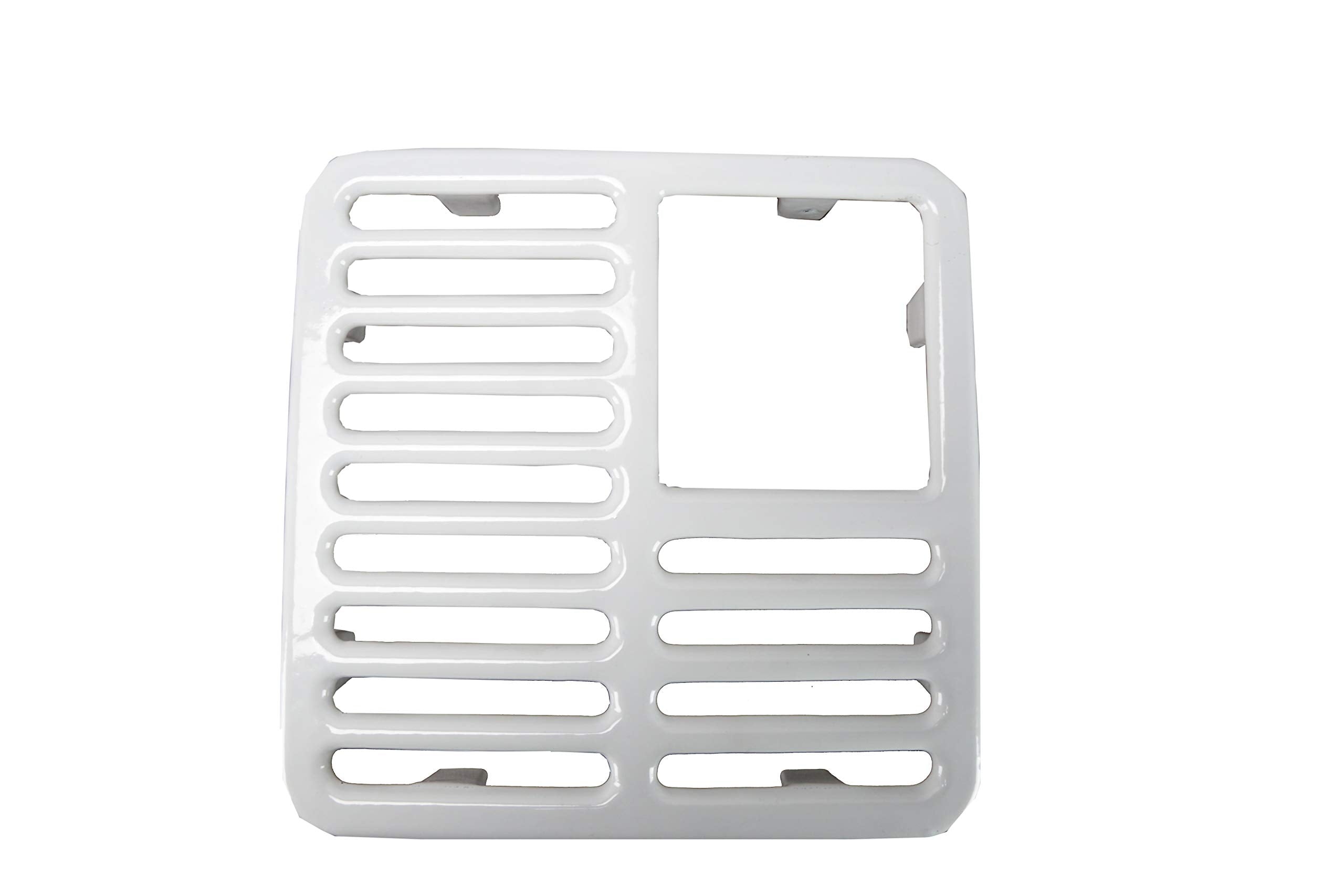 Gsw Cast Iron Porcelain Floor Sink Top Grate With Ceramic Surface Fs-T3/4, 9-?    X 9-?    X 1-    - Perfect For Restaurant, Bar