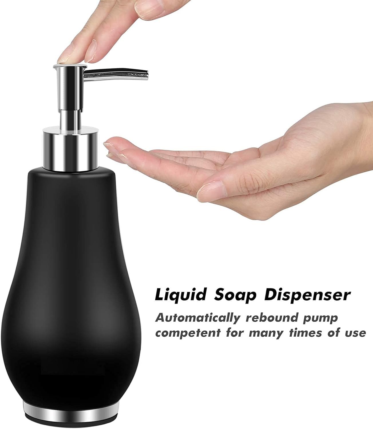 Rqyixi Bathroom Accessories Set 4 Pcs Toothbrush Holder Soap Dispenser Ceramic Bathroom Accessory Set With Toothbrush Cup Soap D