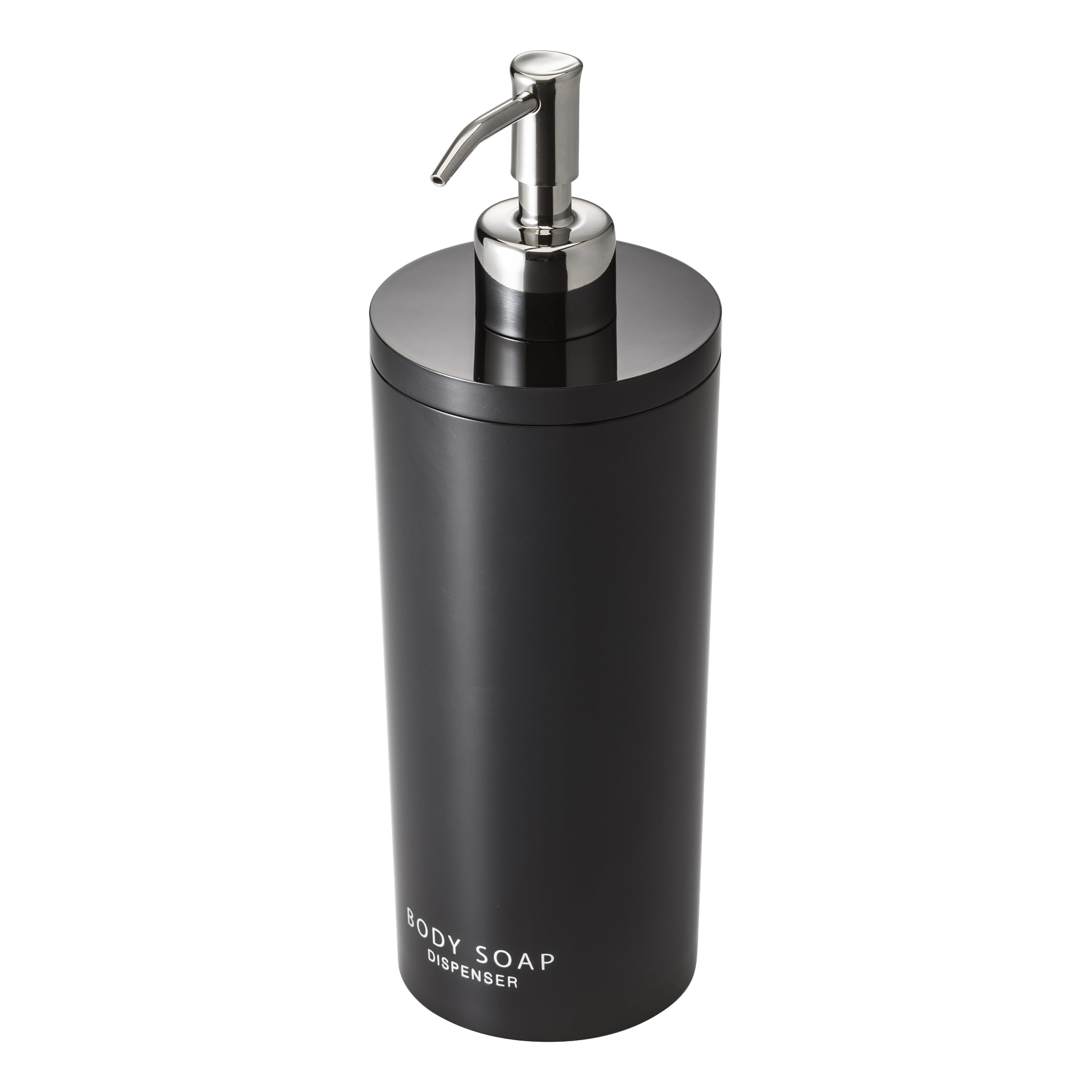 Yamazaki Home 2933 Tower Body Soap Dispenser-Contemporary Bottle Pump For Shower,Black