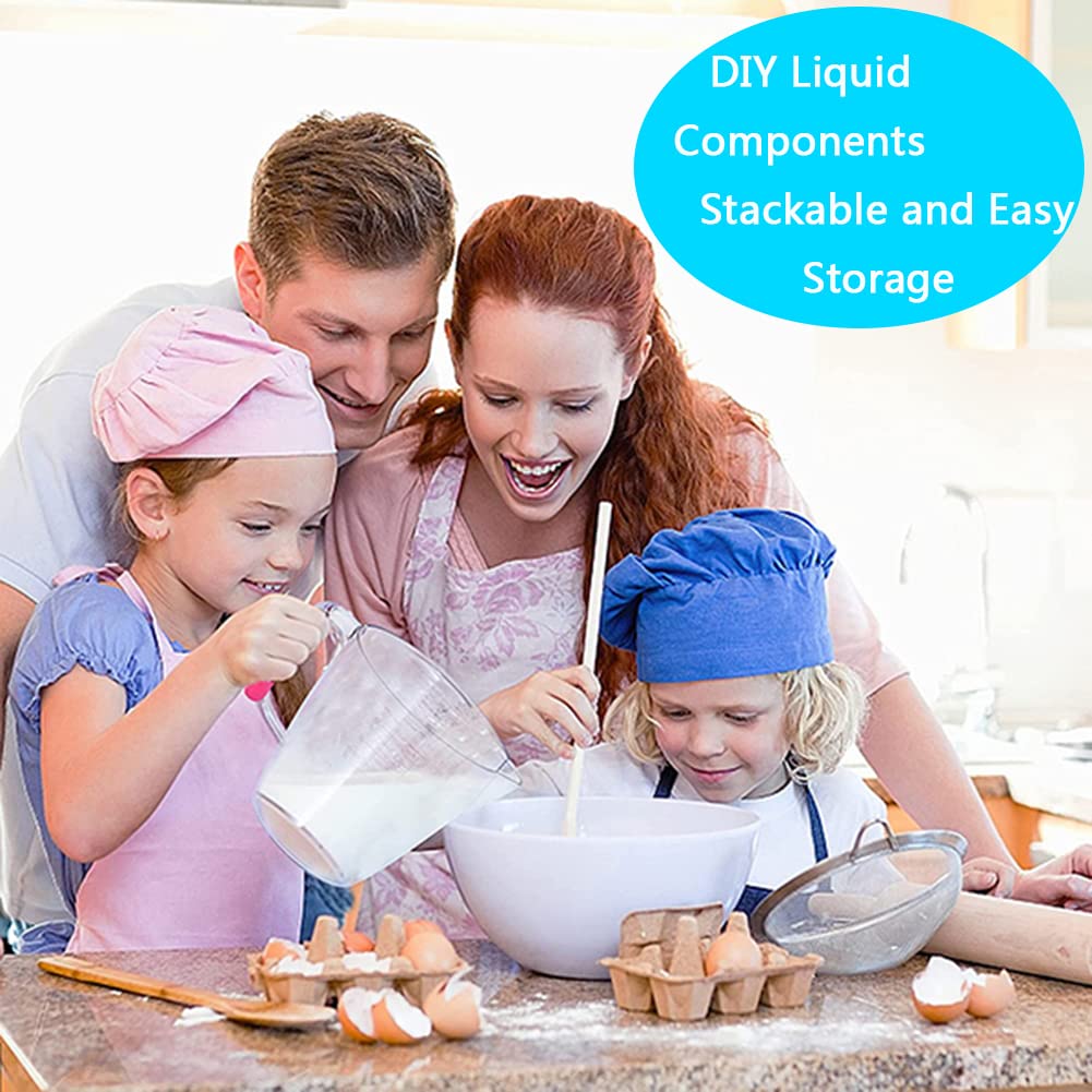 Aikexin 20-Piece Measuring Cups And Spoons Set, Nesting Stainless Steel Measuring Cups Spoons With Plastic Measuring Cup For Dry