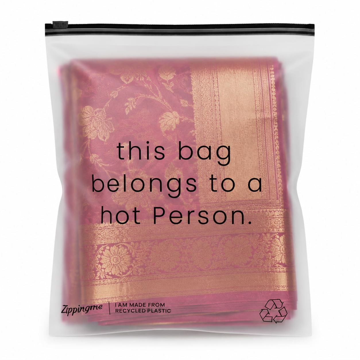 Zippingme Saree Bags/Covers For Storage Set Of 10